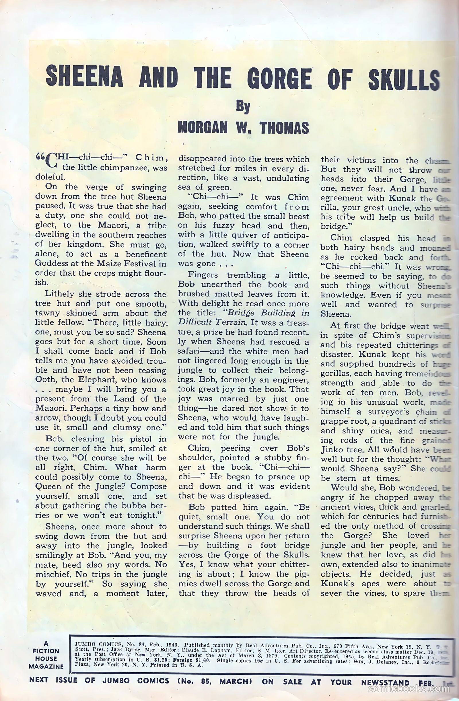 Jumbo Comics #84 — page 2 of 52