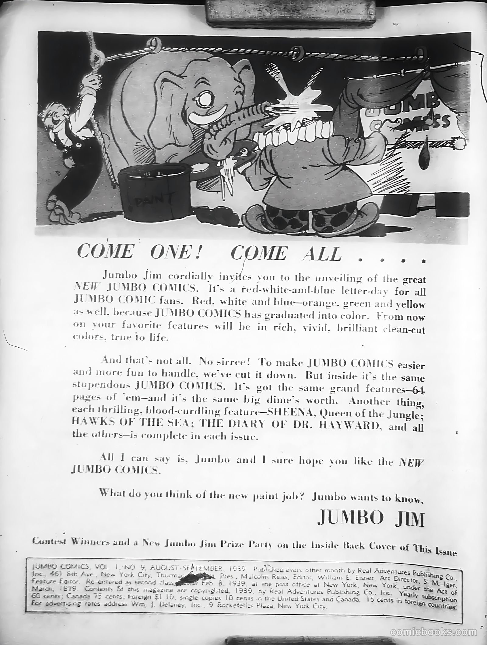 Jumbo Comics #9 — page 2 of 68