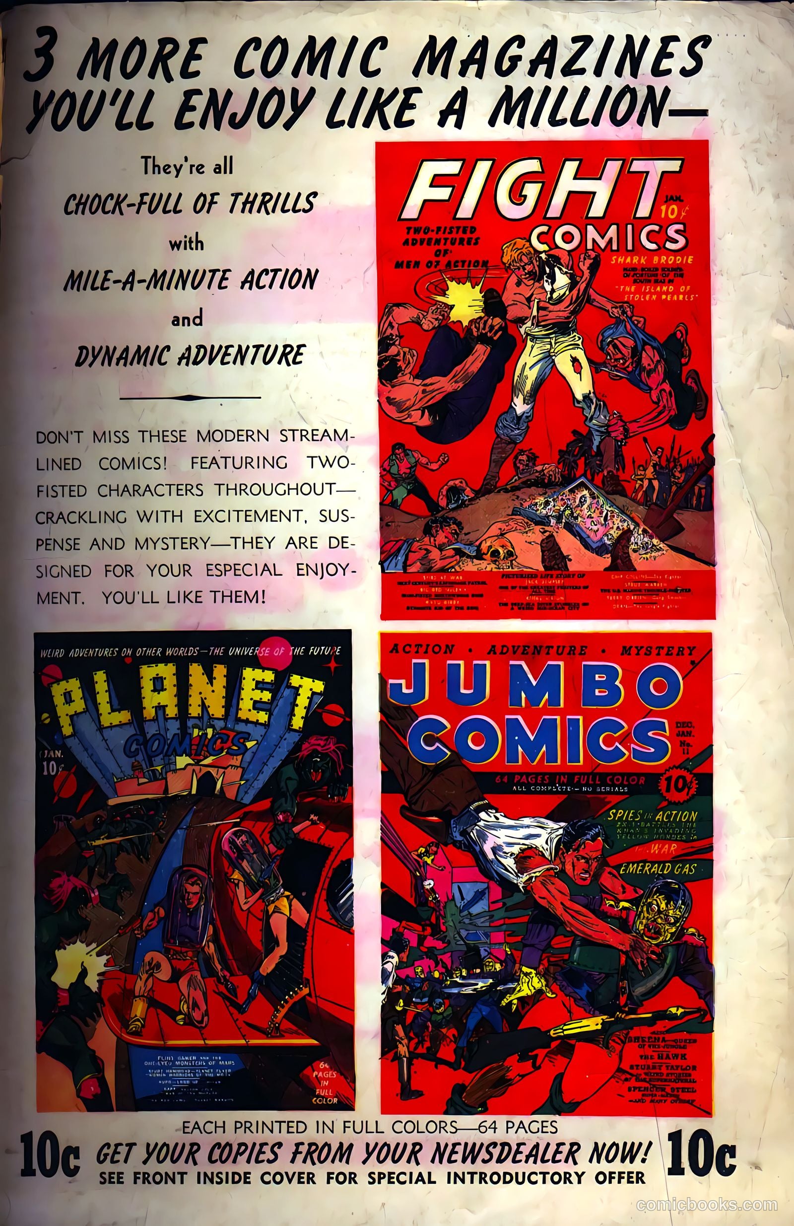 Jungle Comics #1 — page 68 of 68