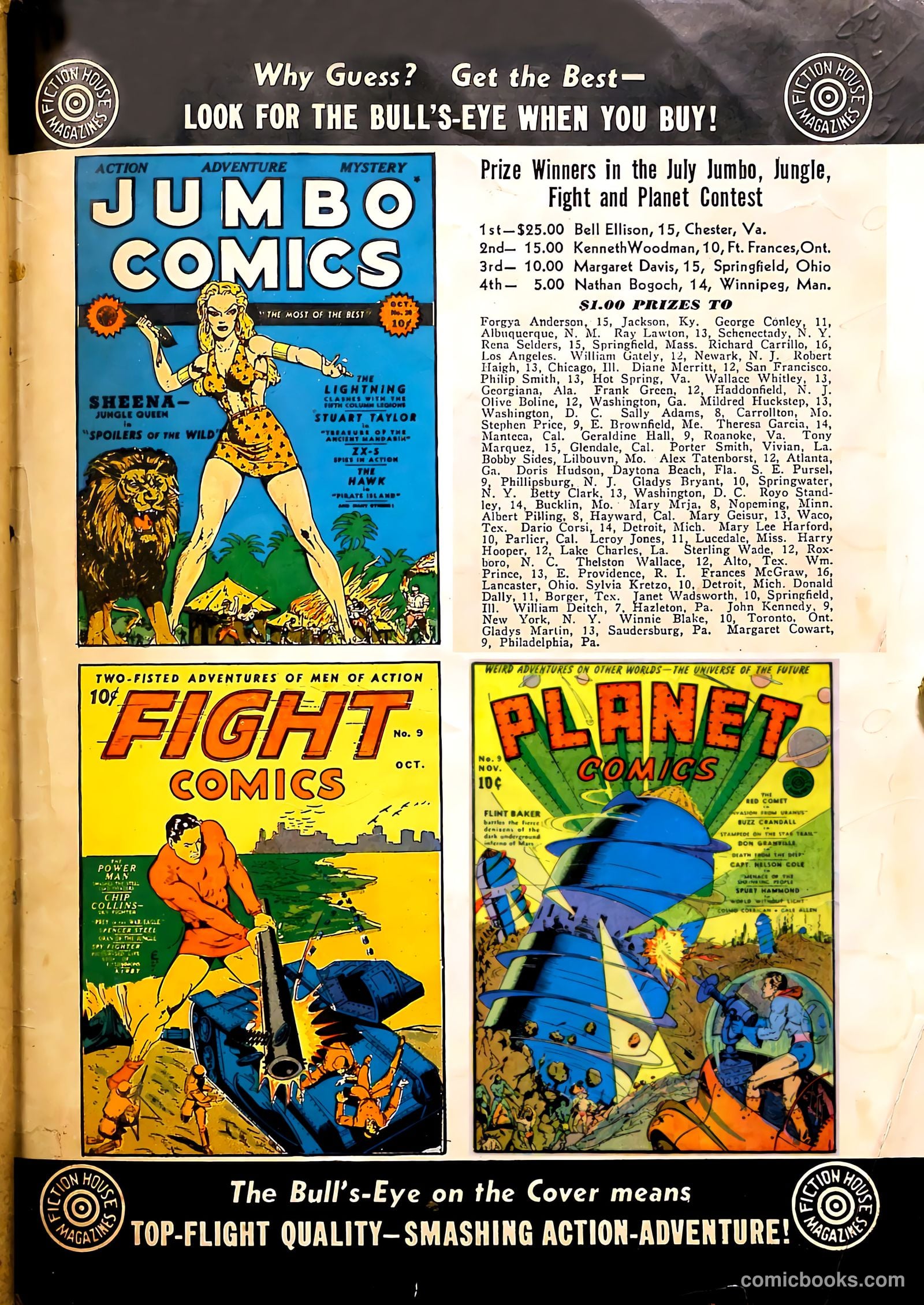 Jungle Comics #10 — page 68 of 69