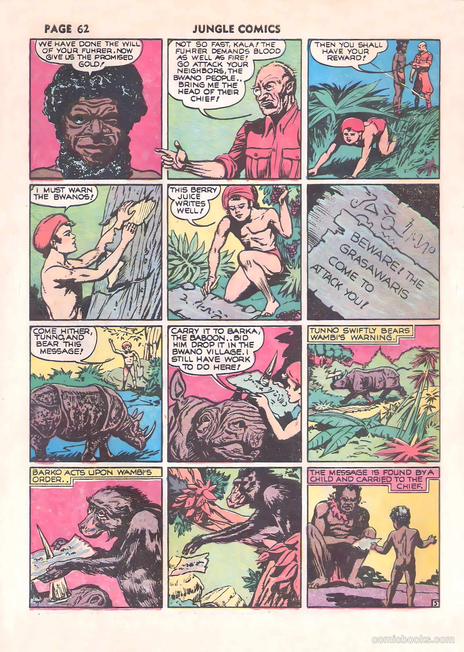 Jungle Comics #12 — page 64 of 68