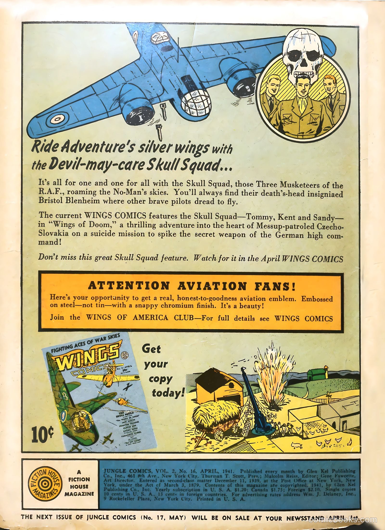 Jungle Comics #16 — page 2 of 68