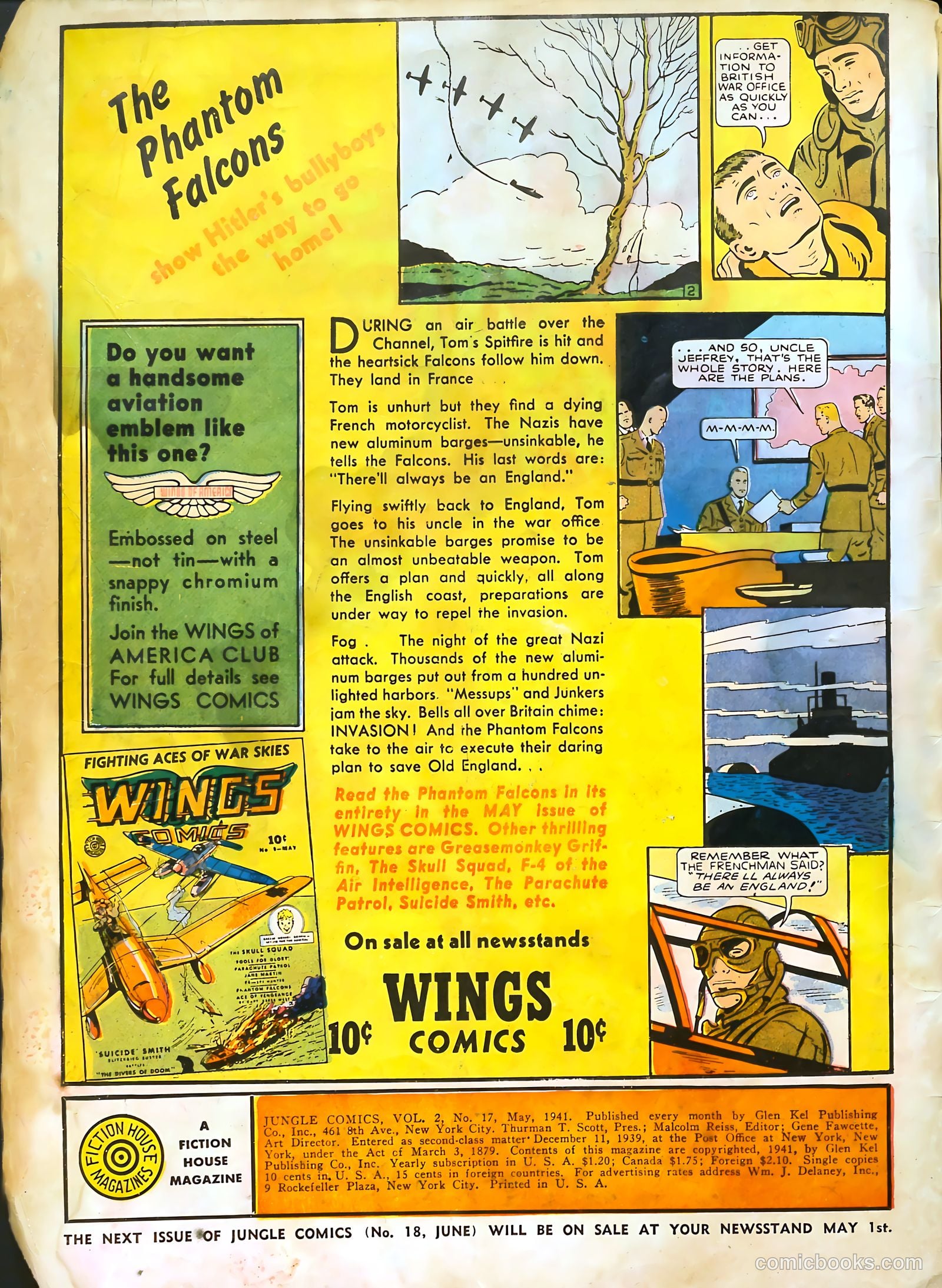 Jungle Comics #17 — page 2 of 68