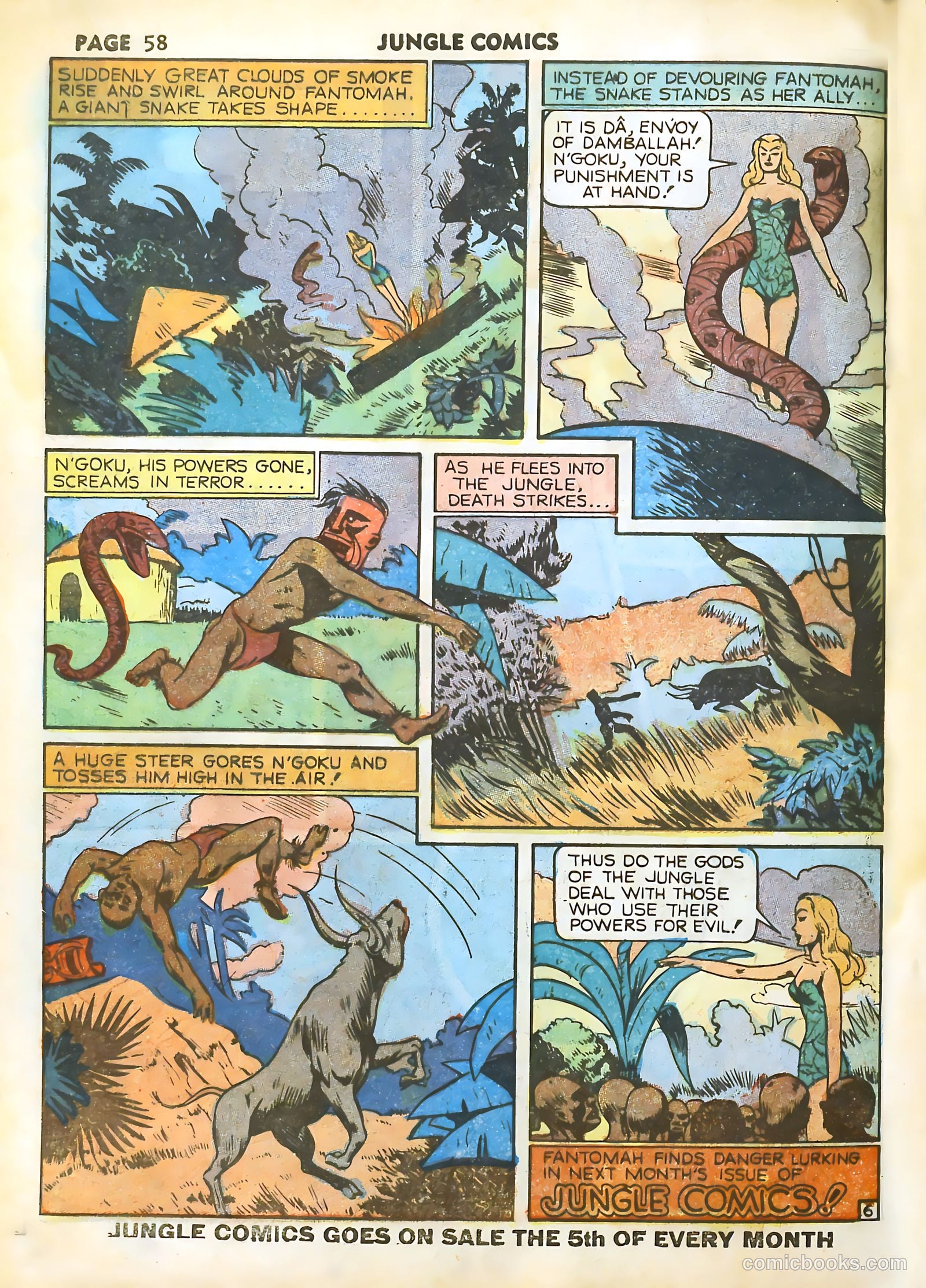 Jungle Comics #17 — page 60 of 68