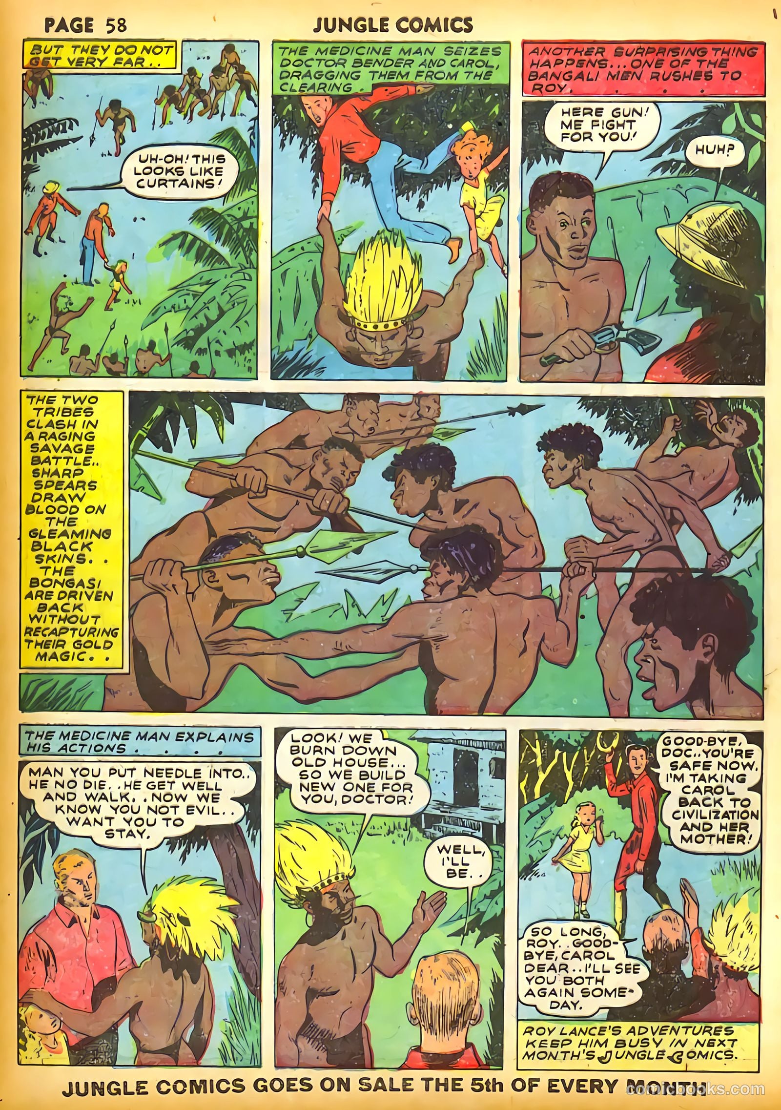 Jungle Comics #18 — page 60 of 68