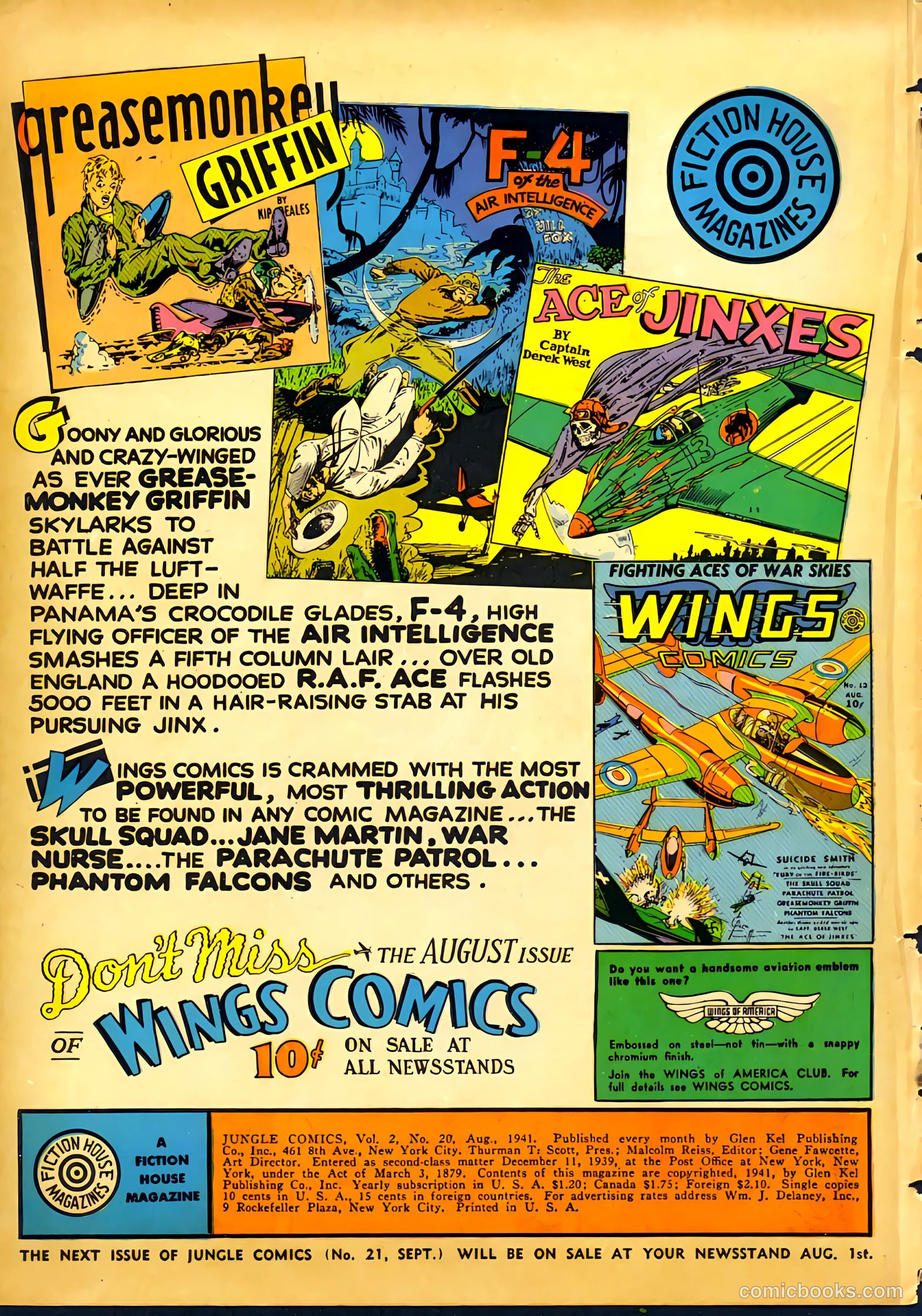 Jungle Comics #20 — page 2 of 68