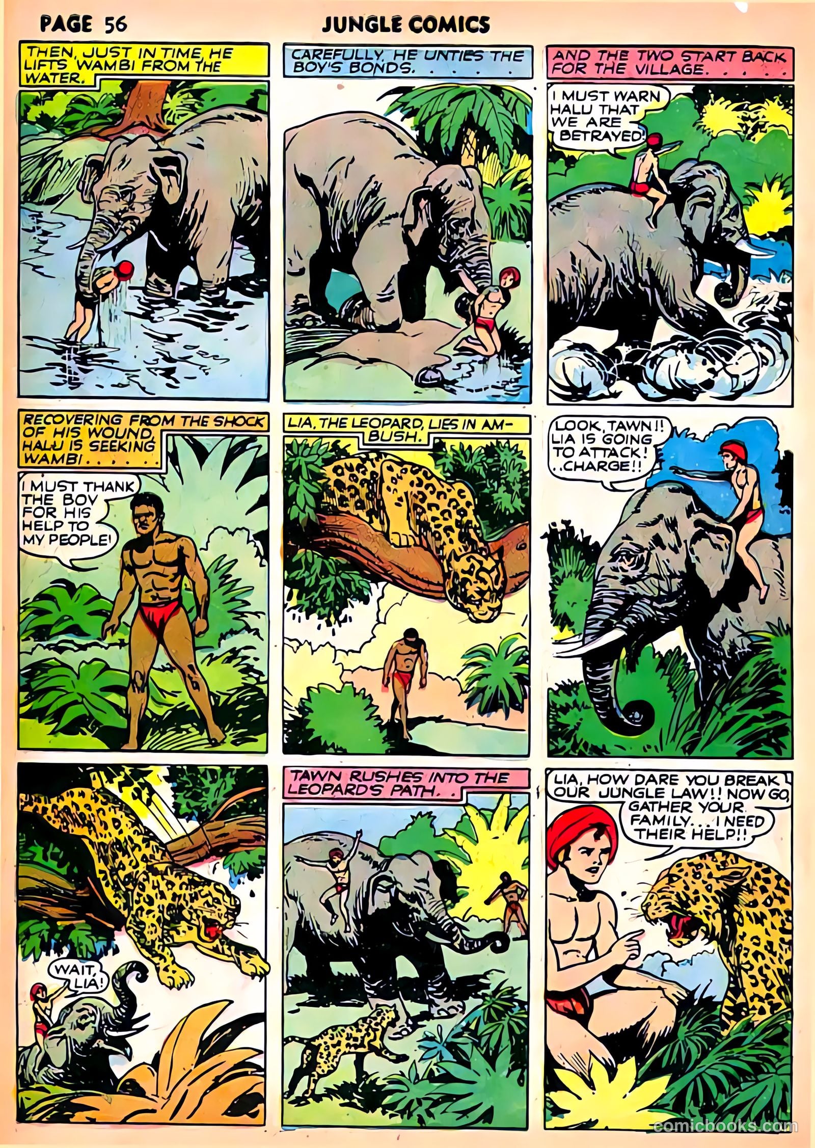 Jungle Comics #22 — page 58 of 68