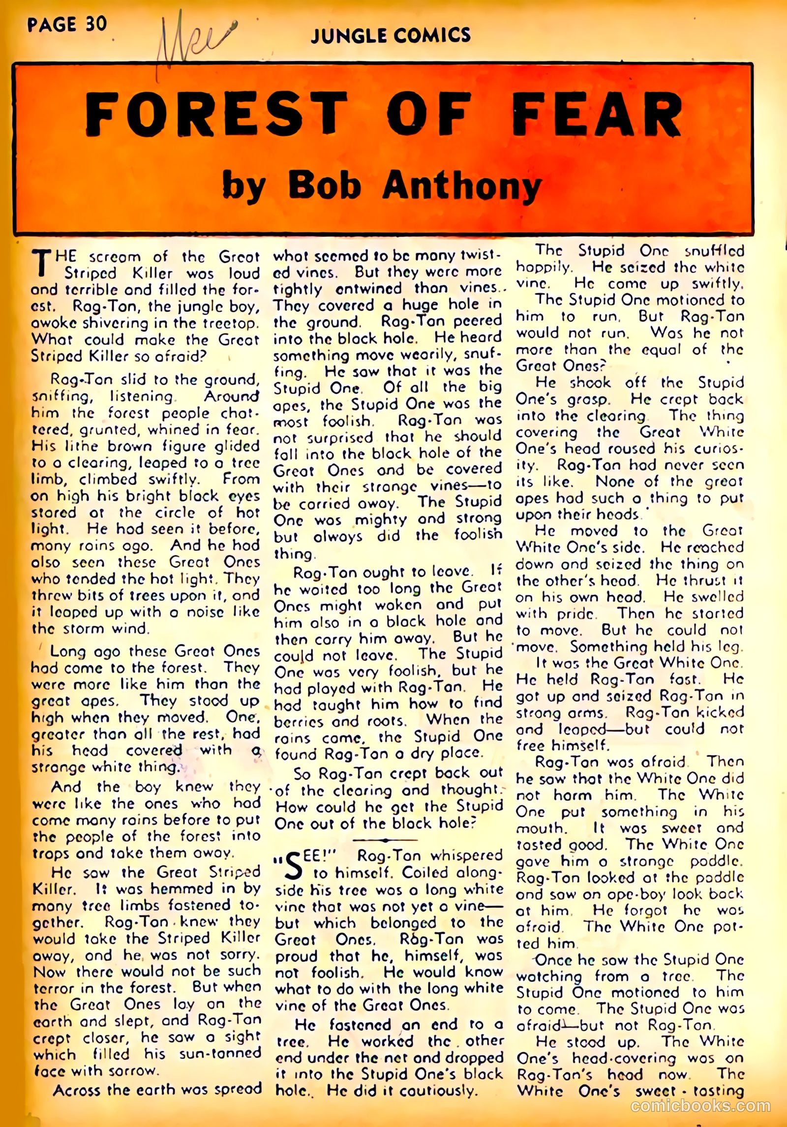 Jungle Comics #23 — page 34 of 70
