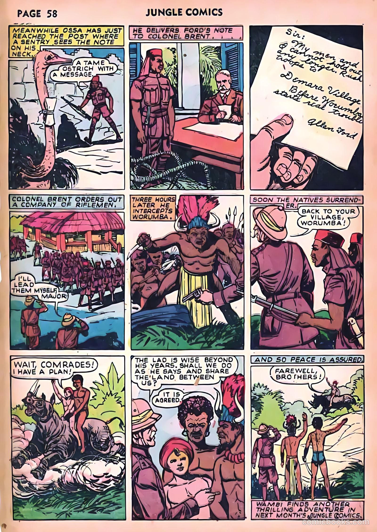 Jungle Comics #24 — page 60 of 68