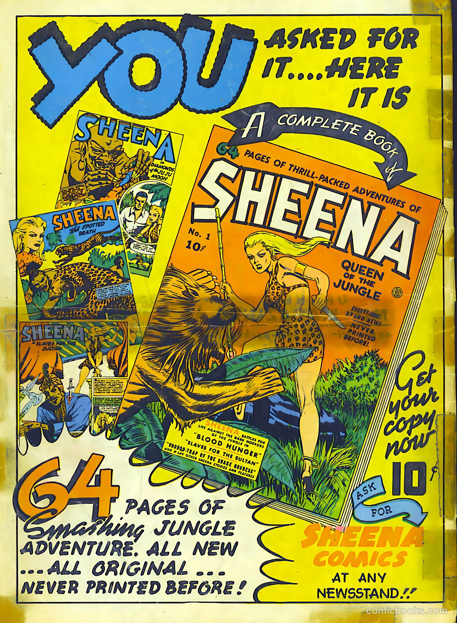 Jungle Comics #27 — page 68 of 68