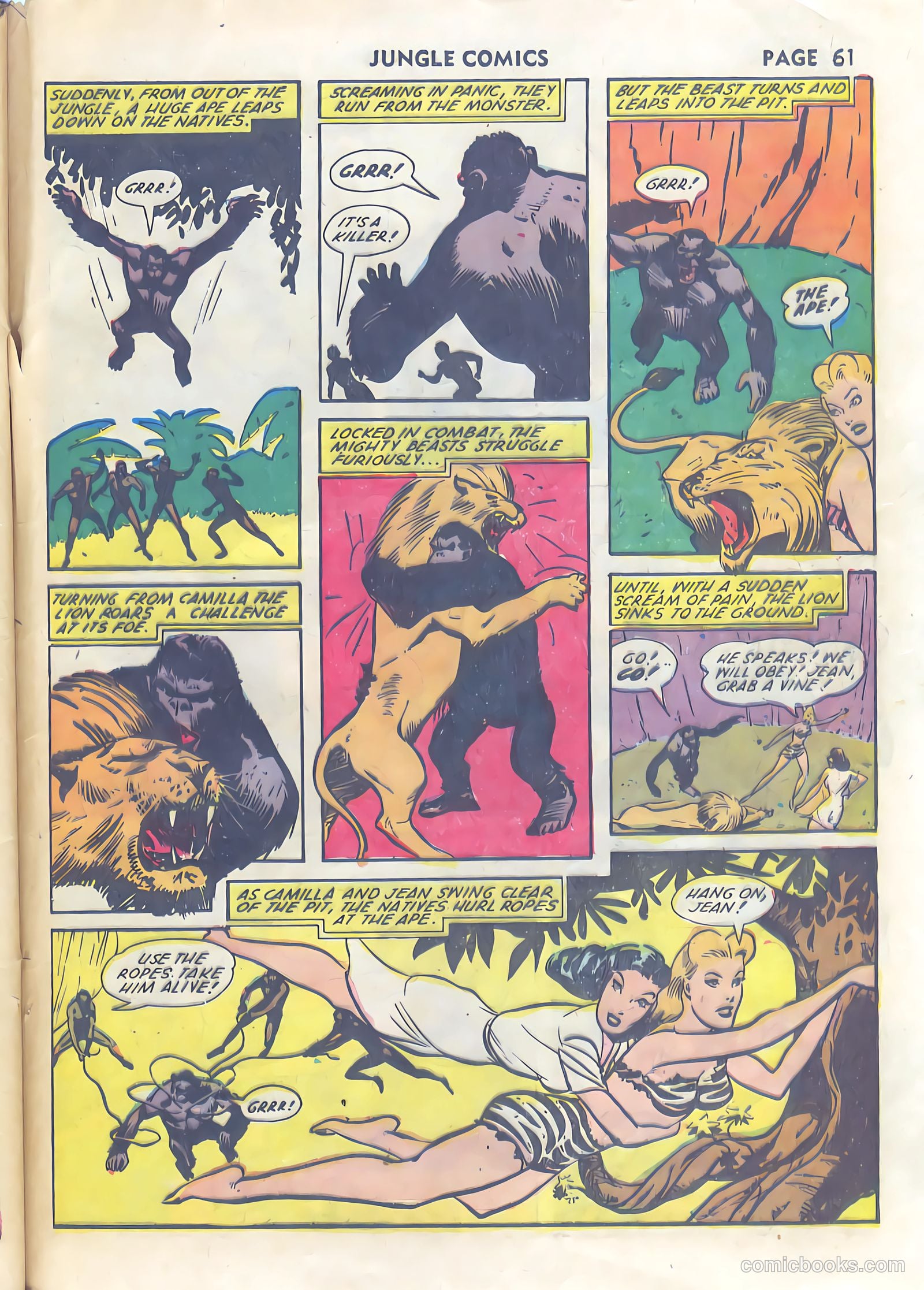Jungle Comics #34 — page 63 of 68