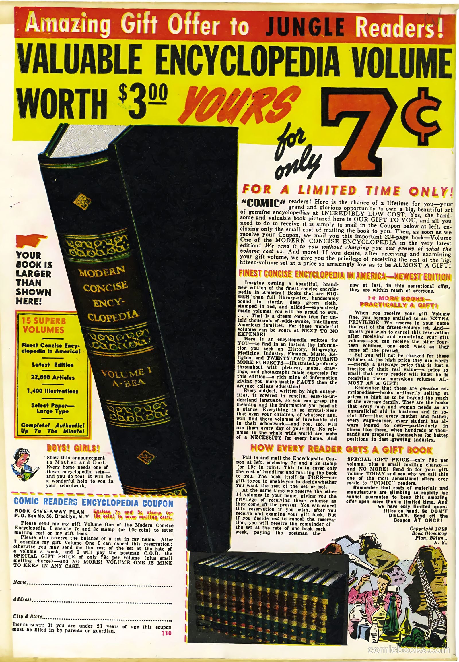 Jungle Comics #34 — page 68 of 68