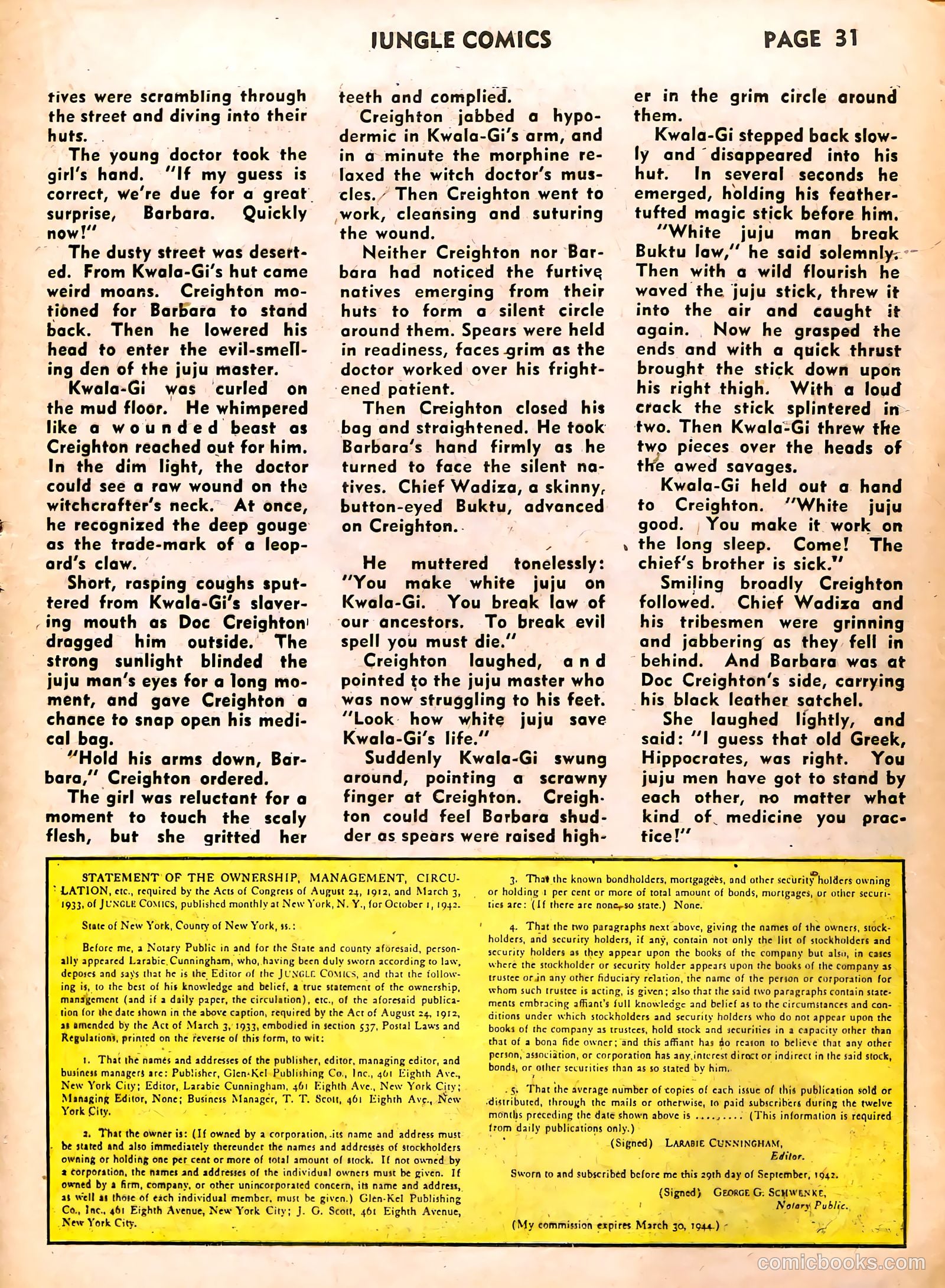 Jungle Comics #38 — page 34 of 69