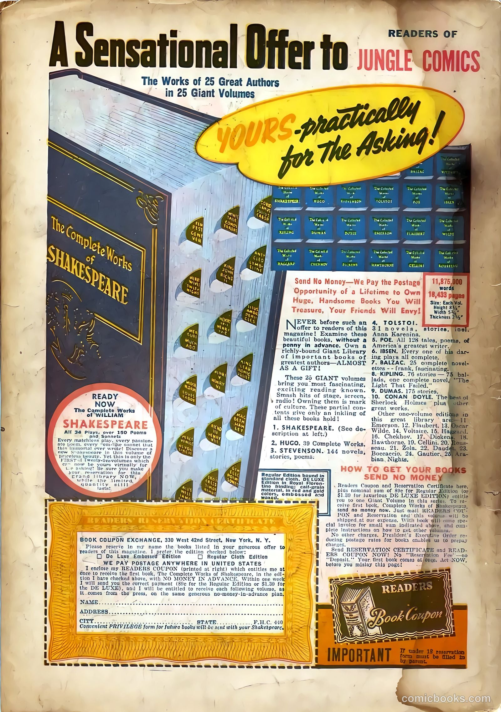 Jungle Comics #4 — page 68 of 68