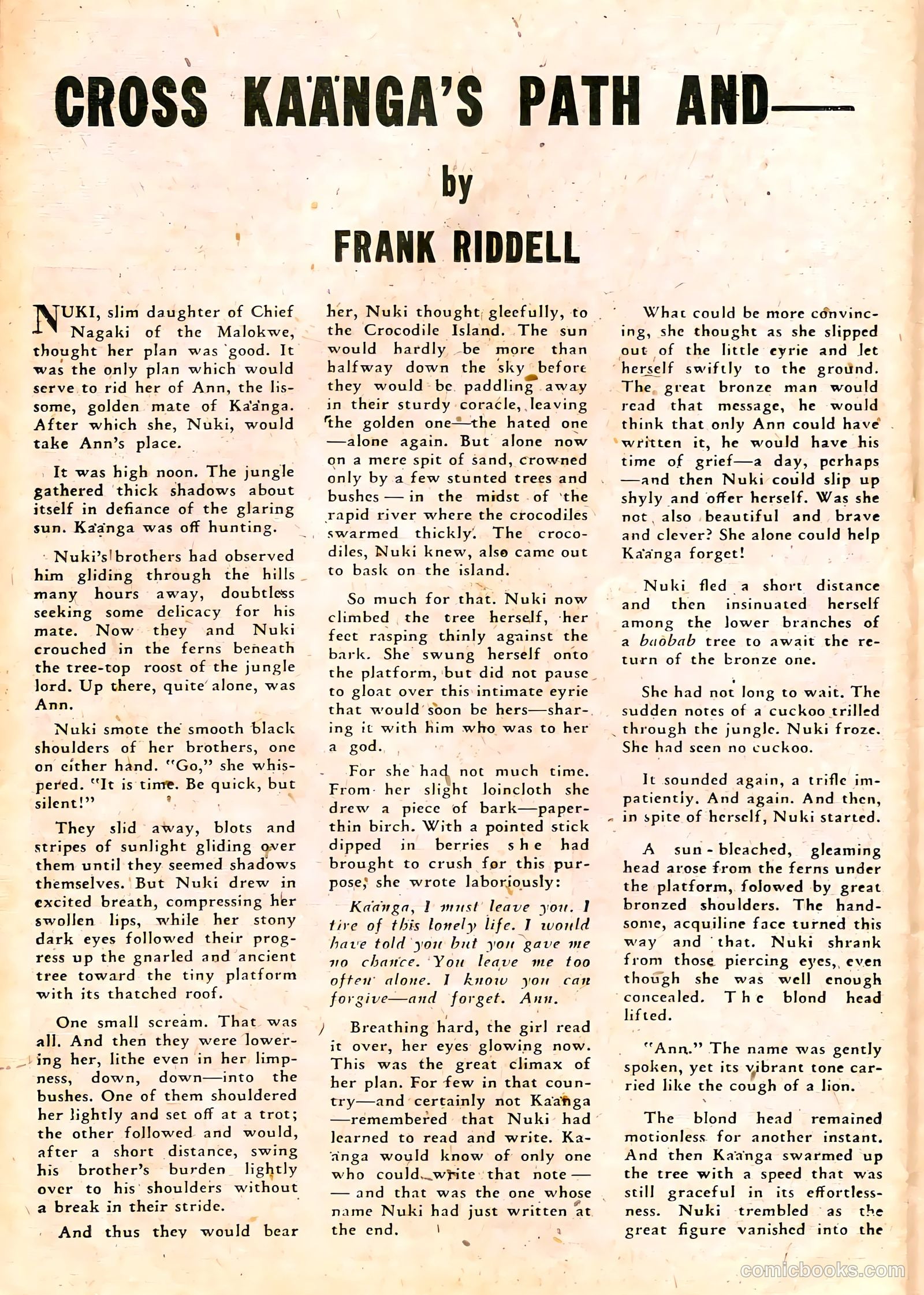 Jungle Comics #67 — page 36 of 52