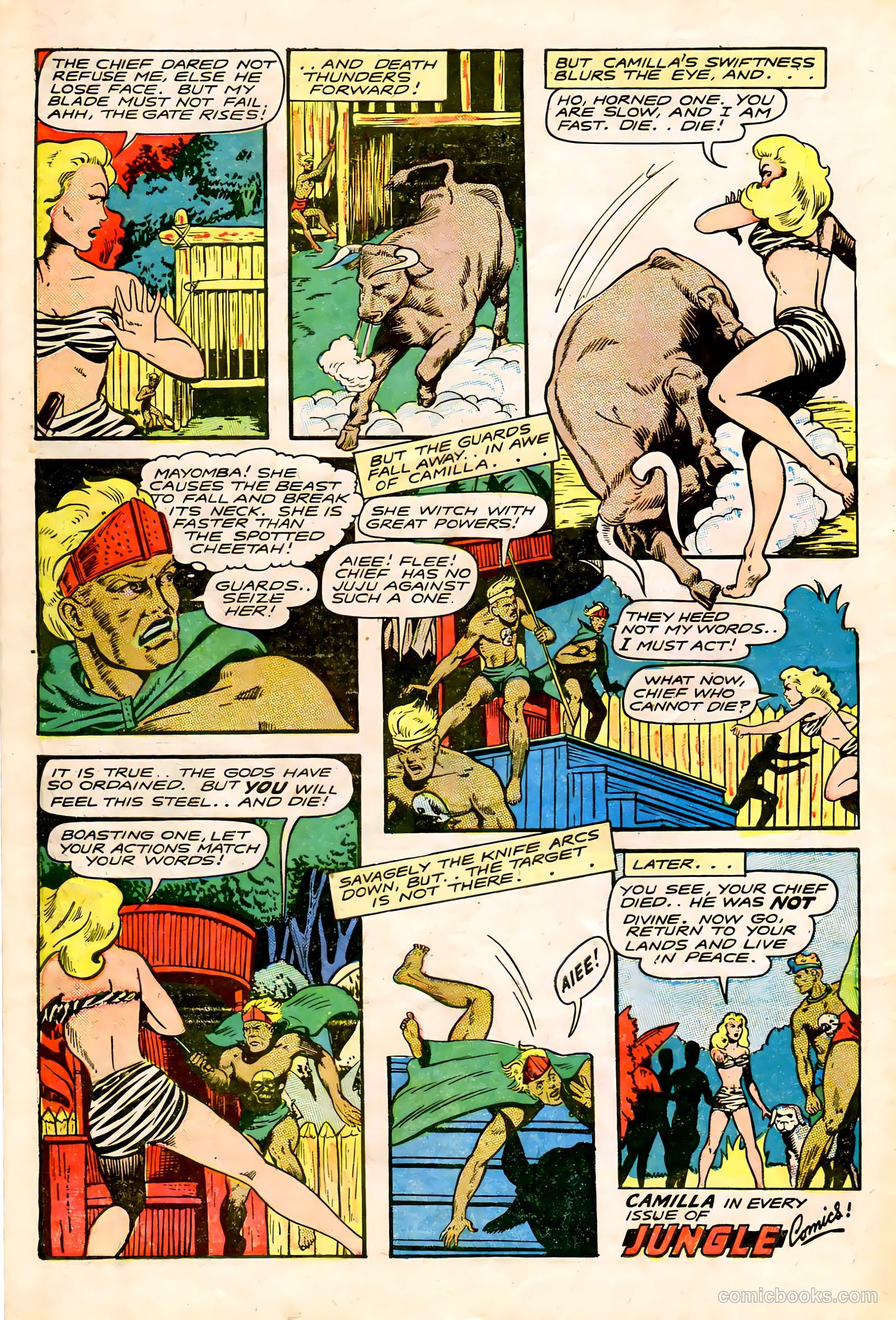 Jungle Comics #69 — page 34 of 36