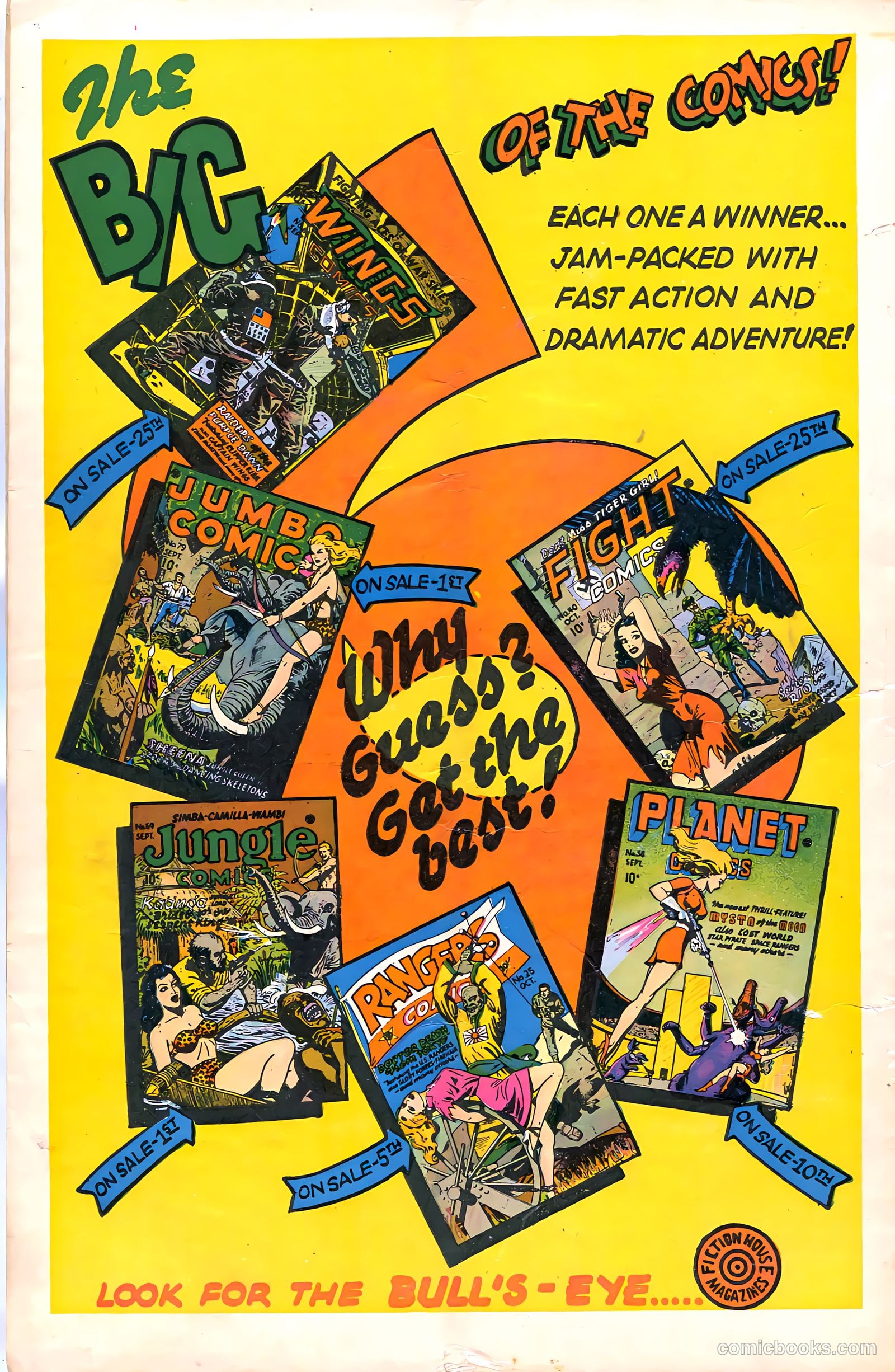 Jungle Comics #69 — page 36 of 36