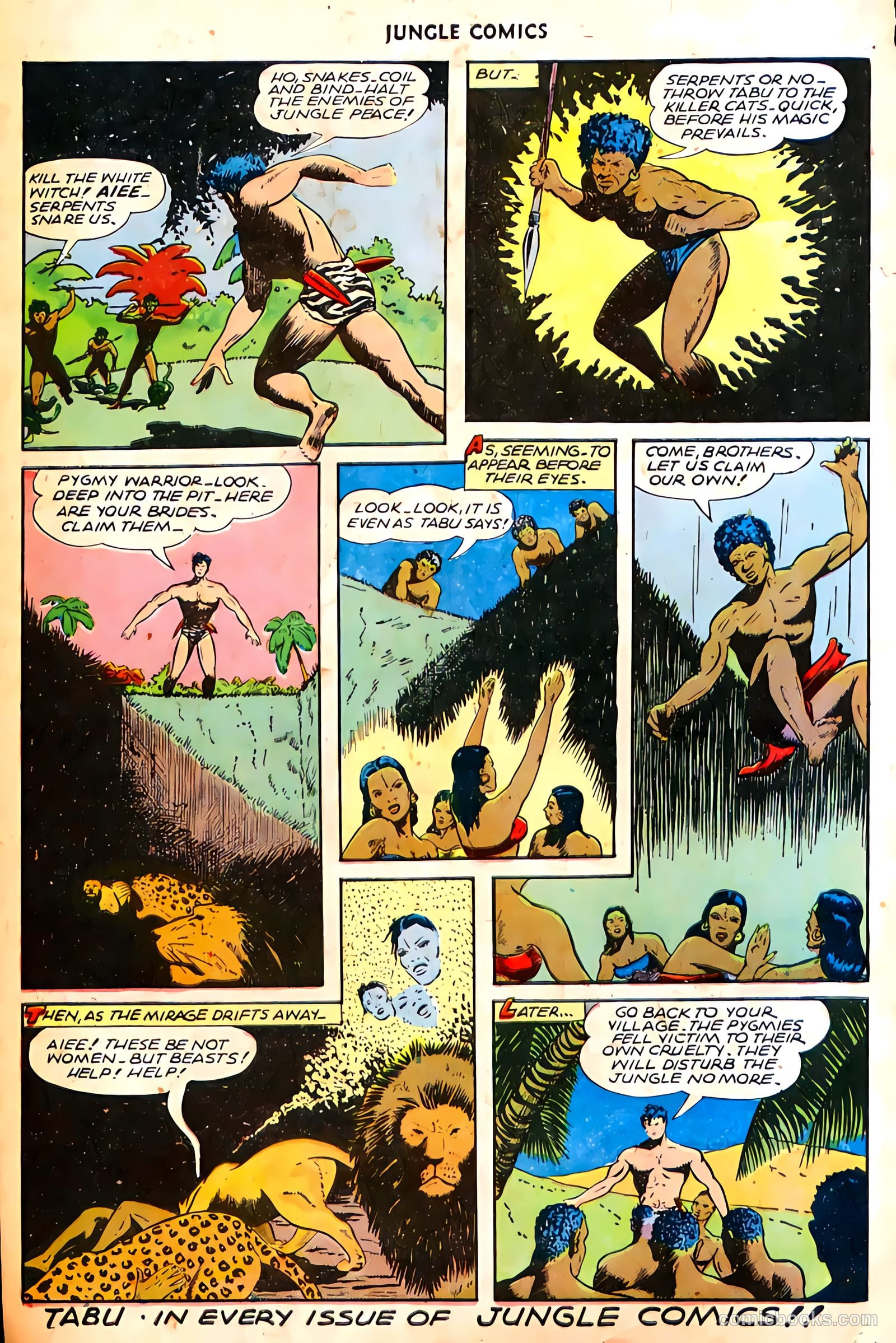 Jungle Comics #70 — page 34 of 36