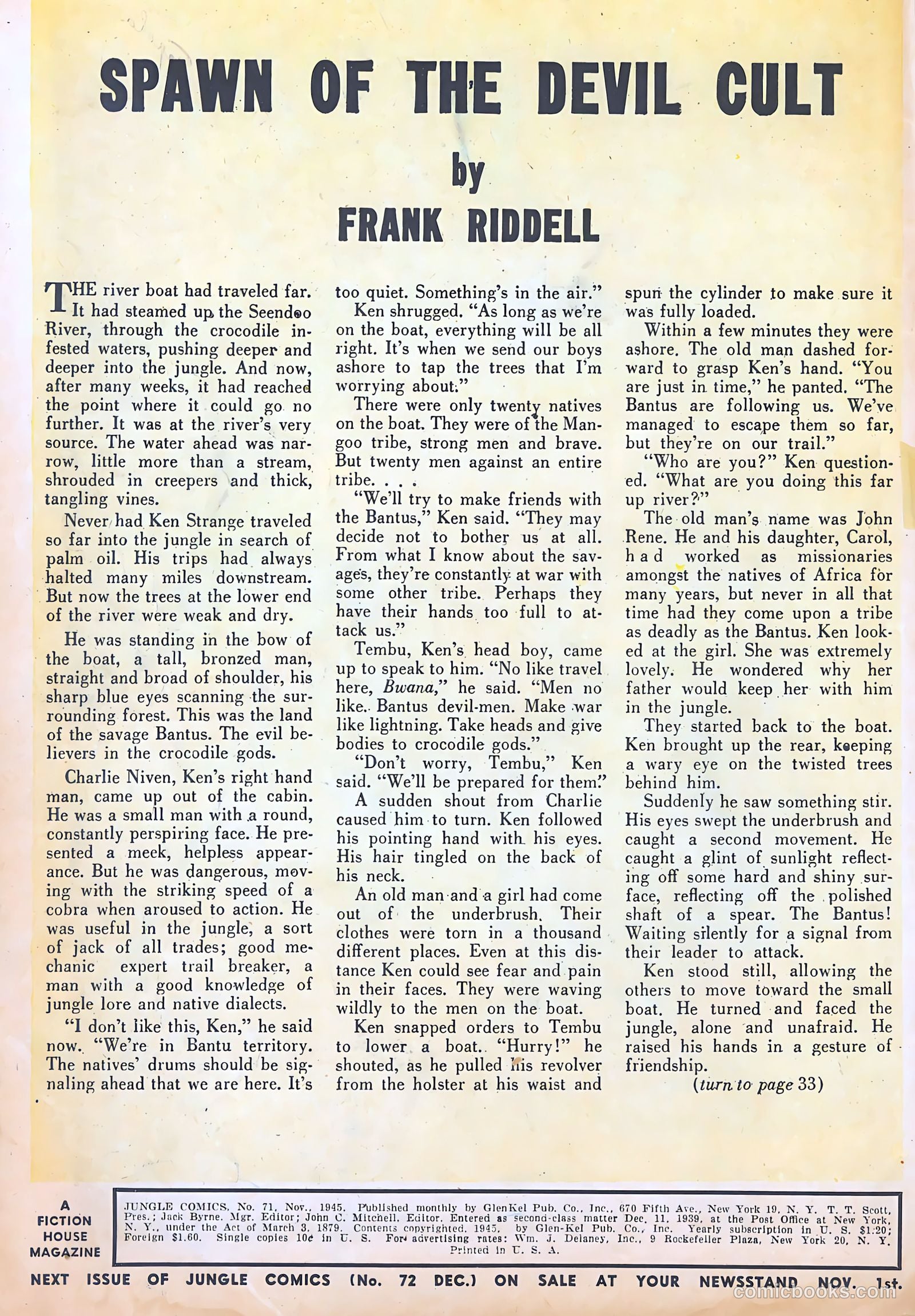 Jungle Comics #71 — page 2 of 36