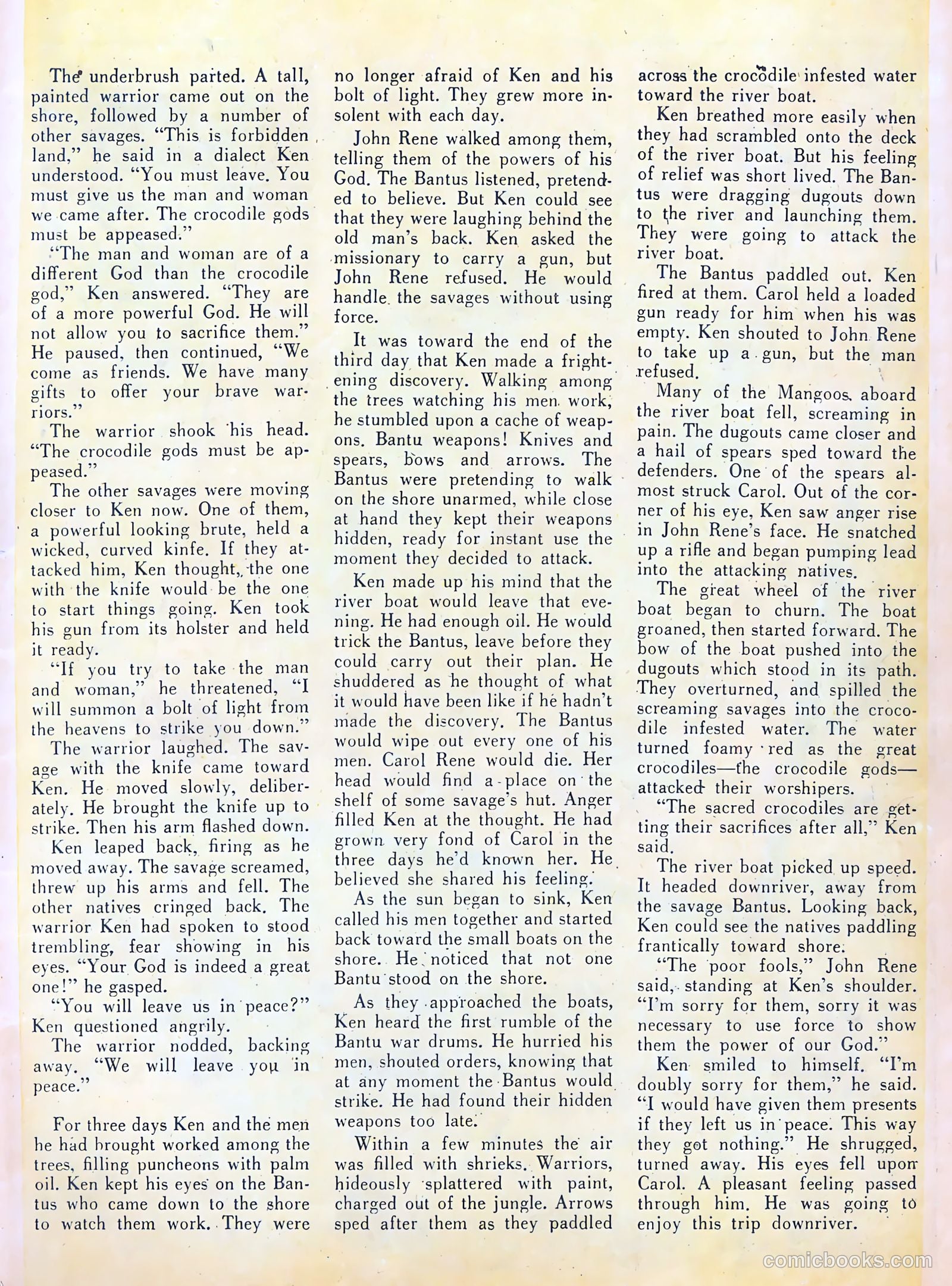 Jungle Comics #71 — page 35 of 36