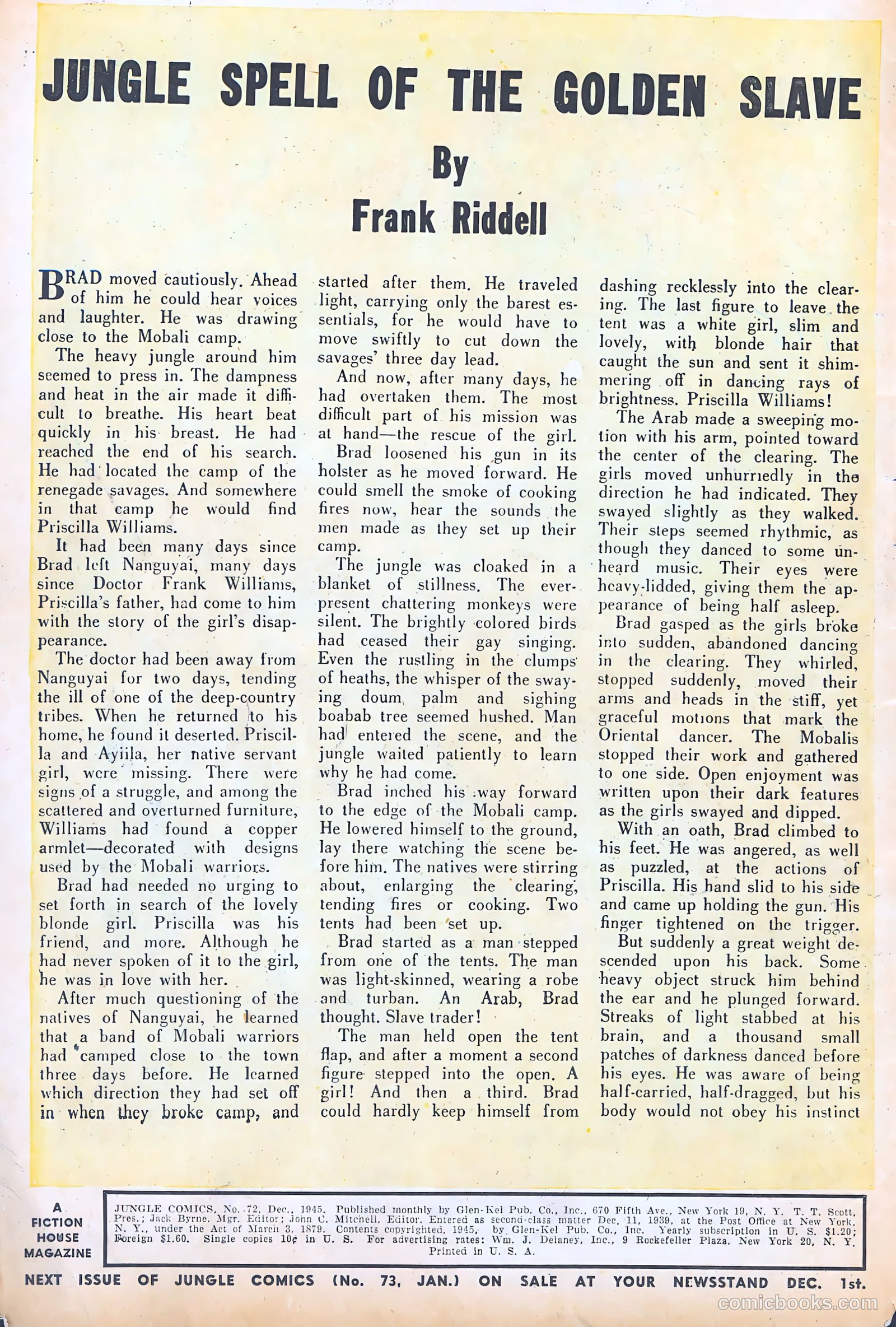 Jungle Comics #72 — page 2 of 36