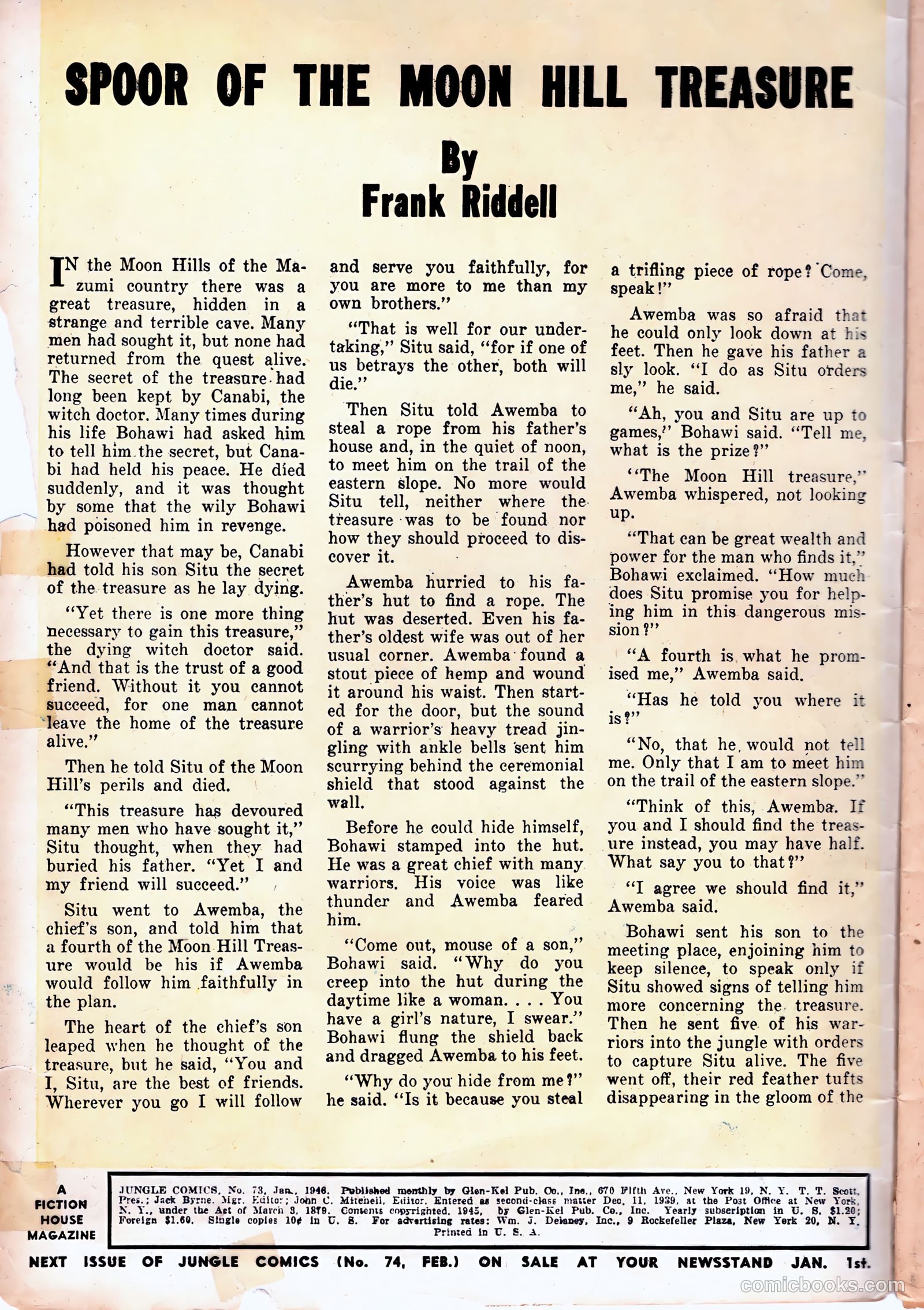 Jungle Comics #73 — page 2 of 36