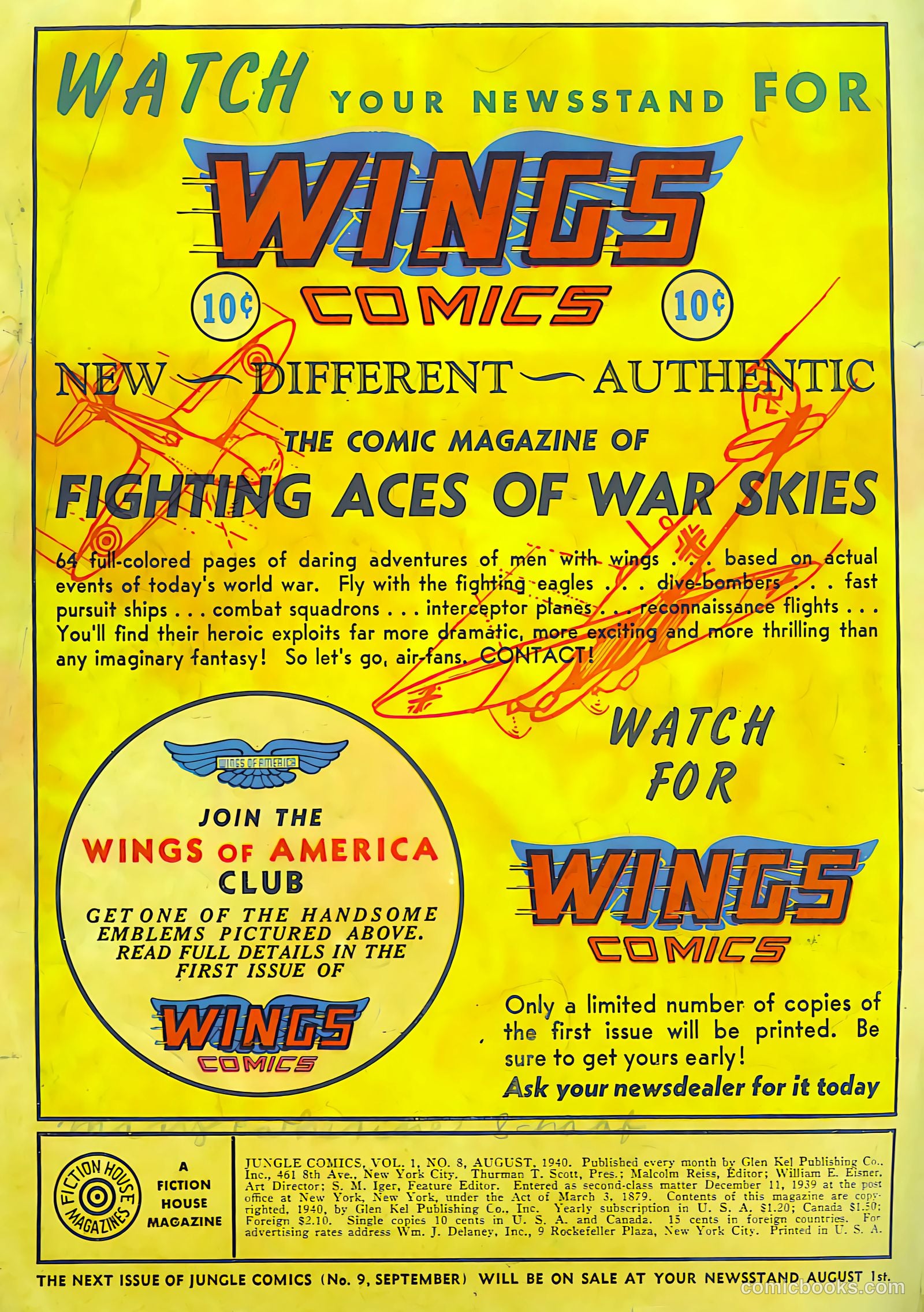 Jungle Comics #8 — page 2 of 68