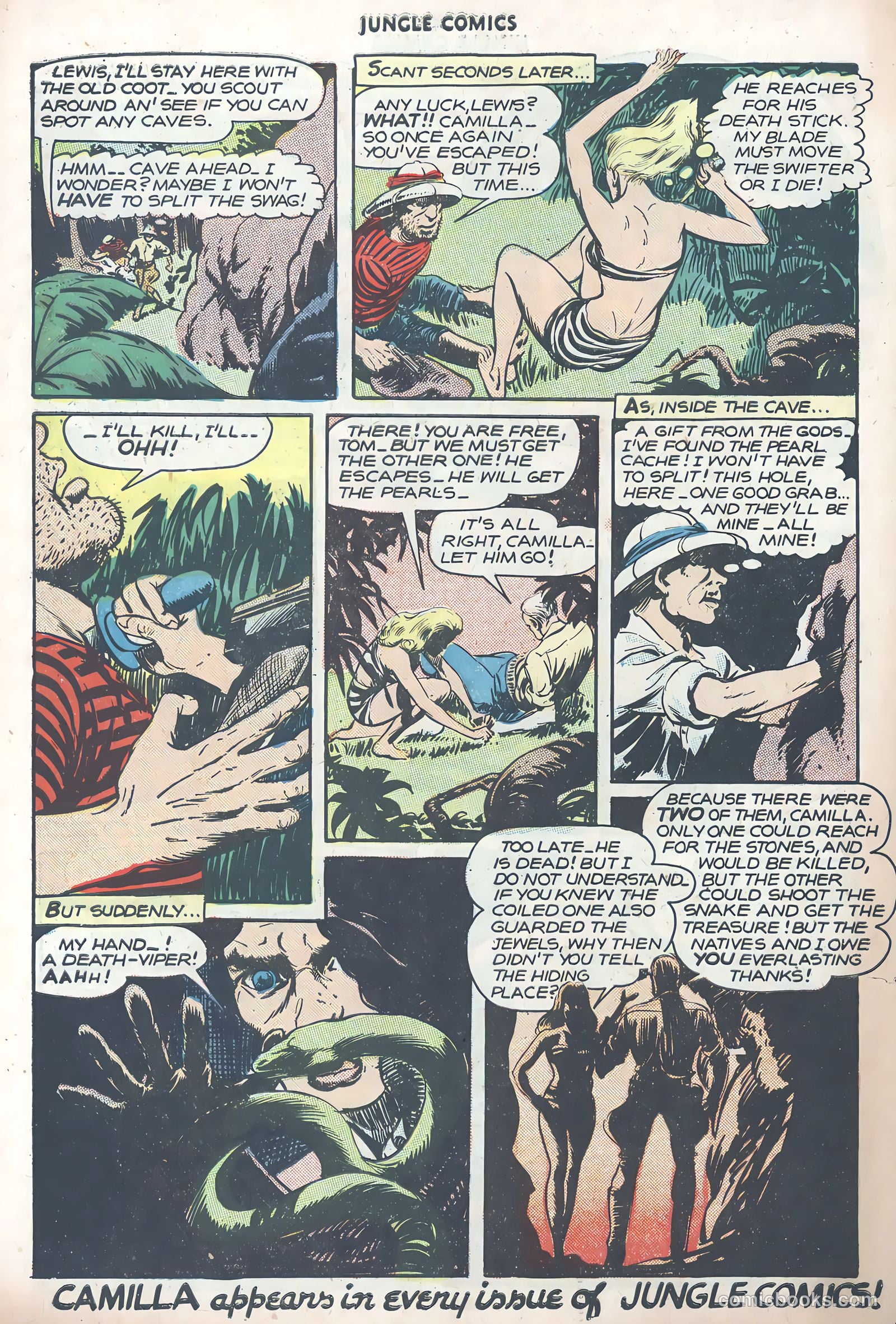 Jungle Comics #85 — page 50 of 52