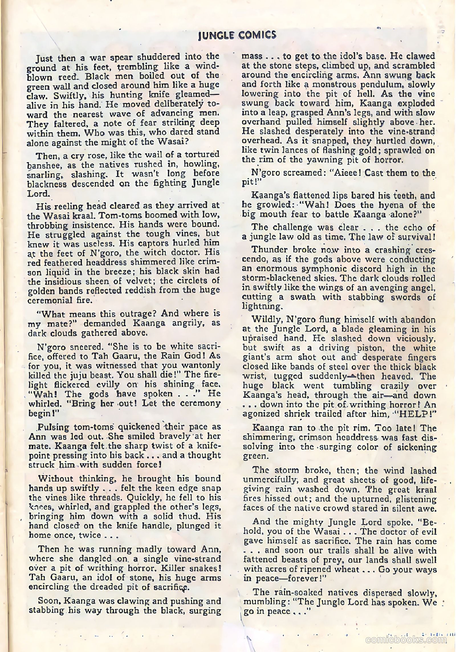 Jungle Comics #86 — page 36 of 53