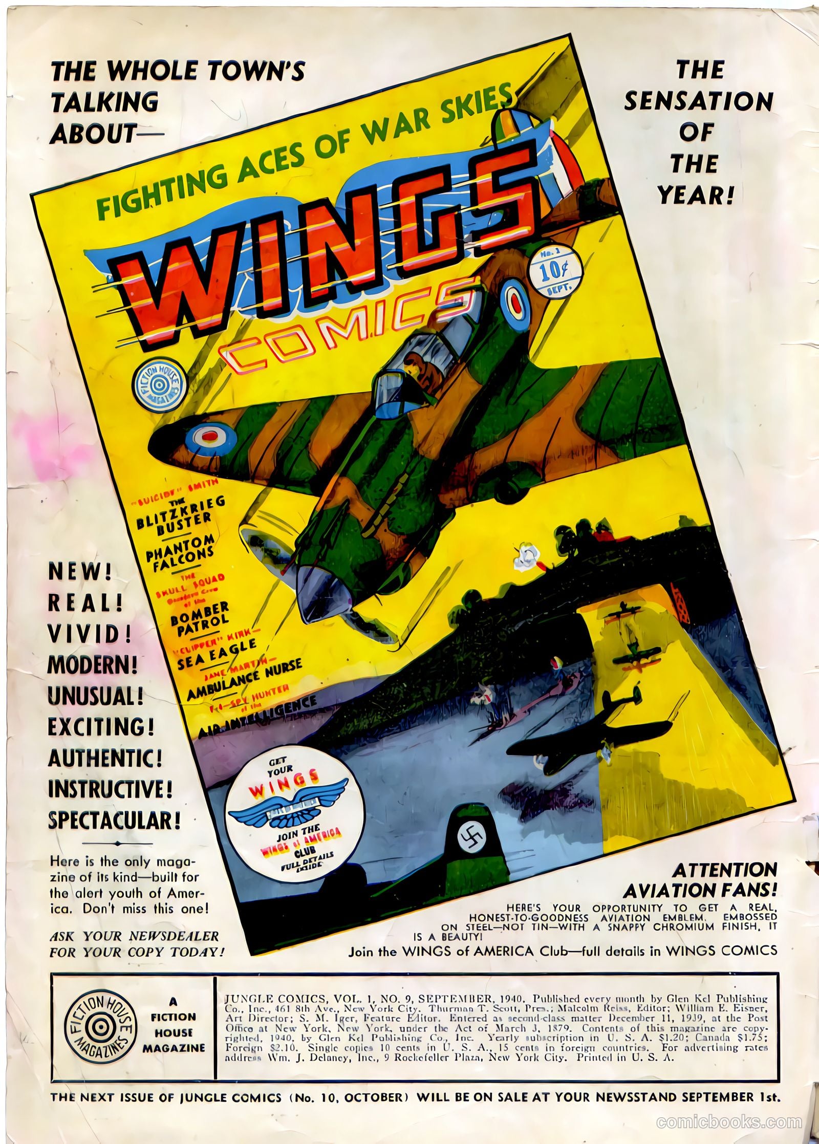 Jungle Comics #9 — page 2 of 68