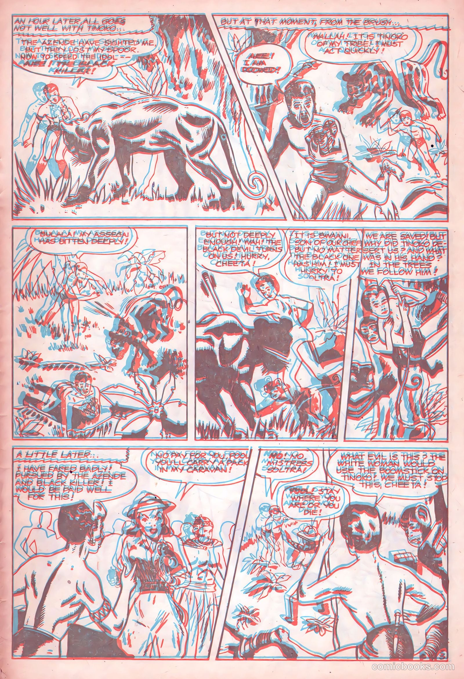 Jungle Thrills 3-D #1 — page 5 of 36