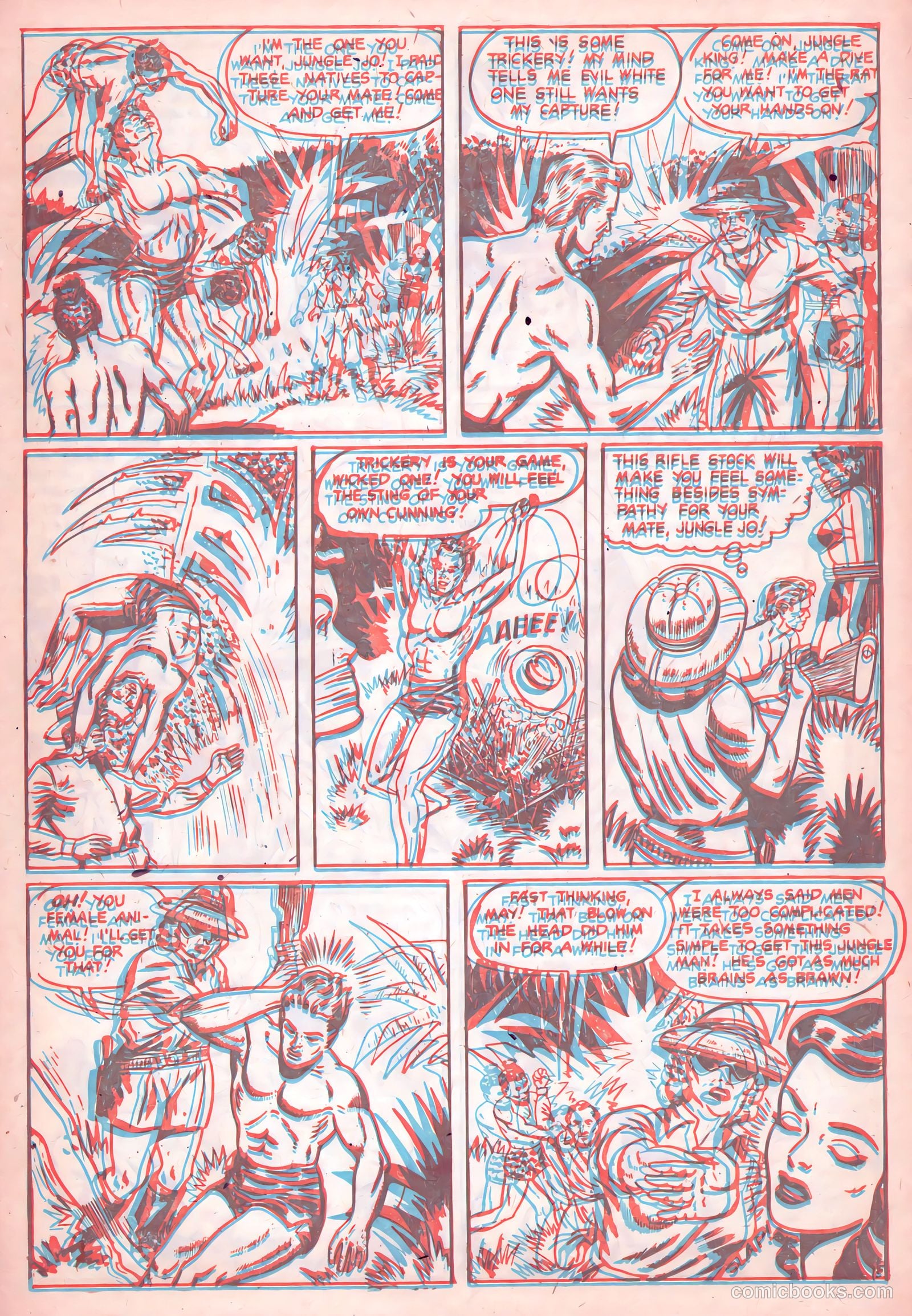 Jungle Thrills 3-D #1 — page 16 of 36