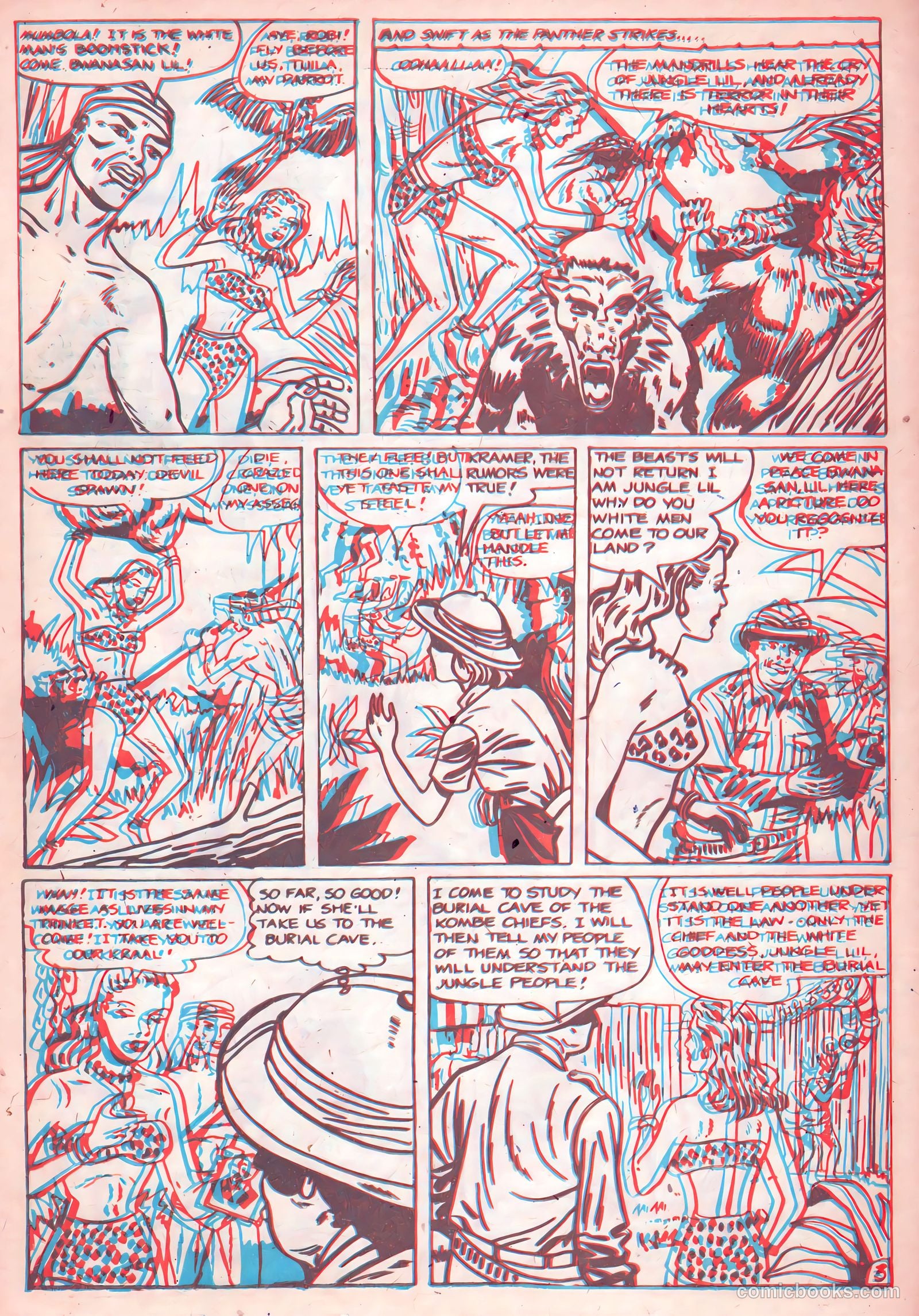 Jungle Thrills 3-D #1 — page 27 of 36