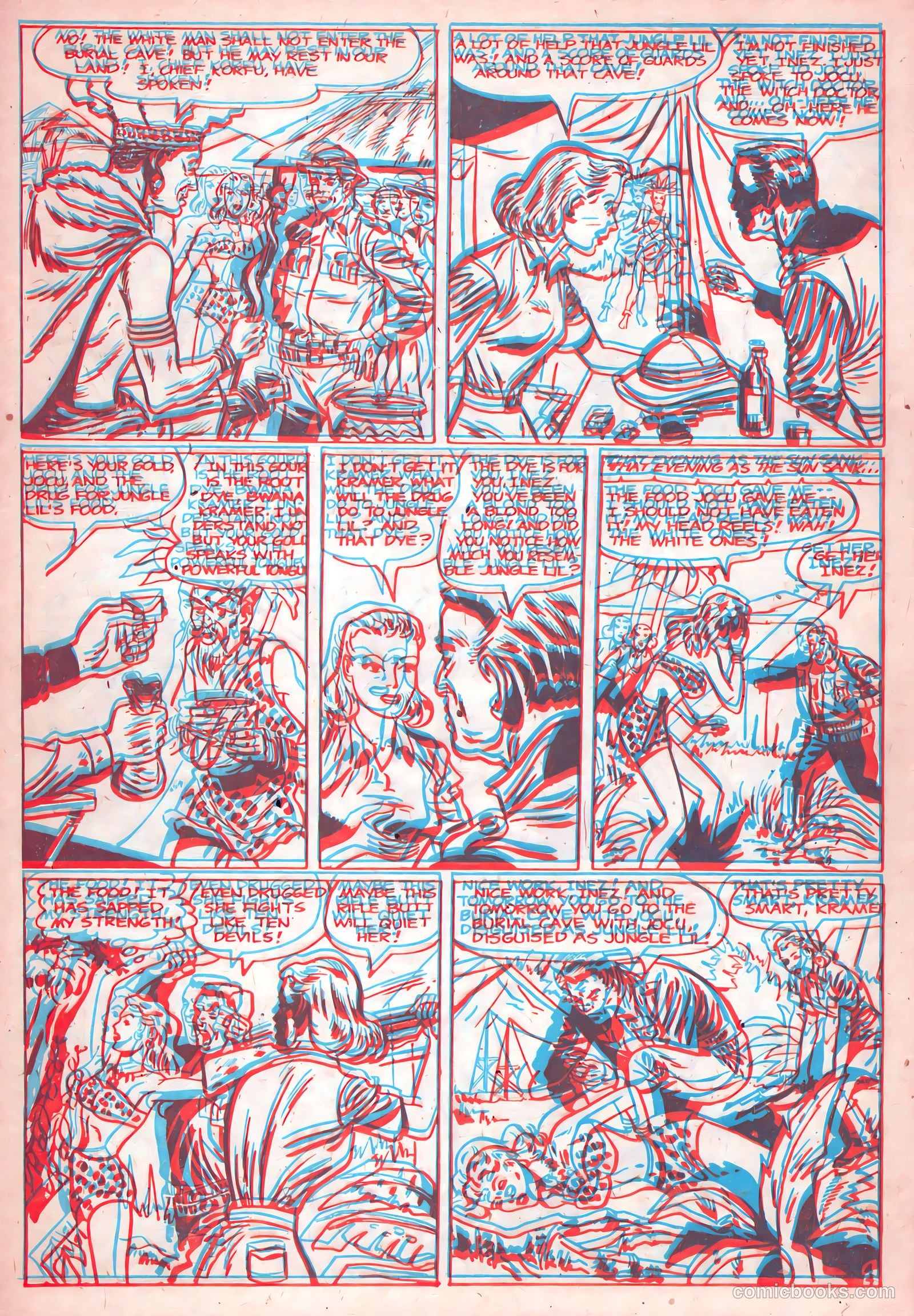 Jungle Thrills 3-D #1 — page 28 of 36
