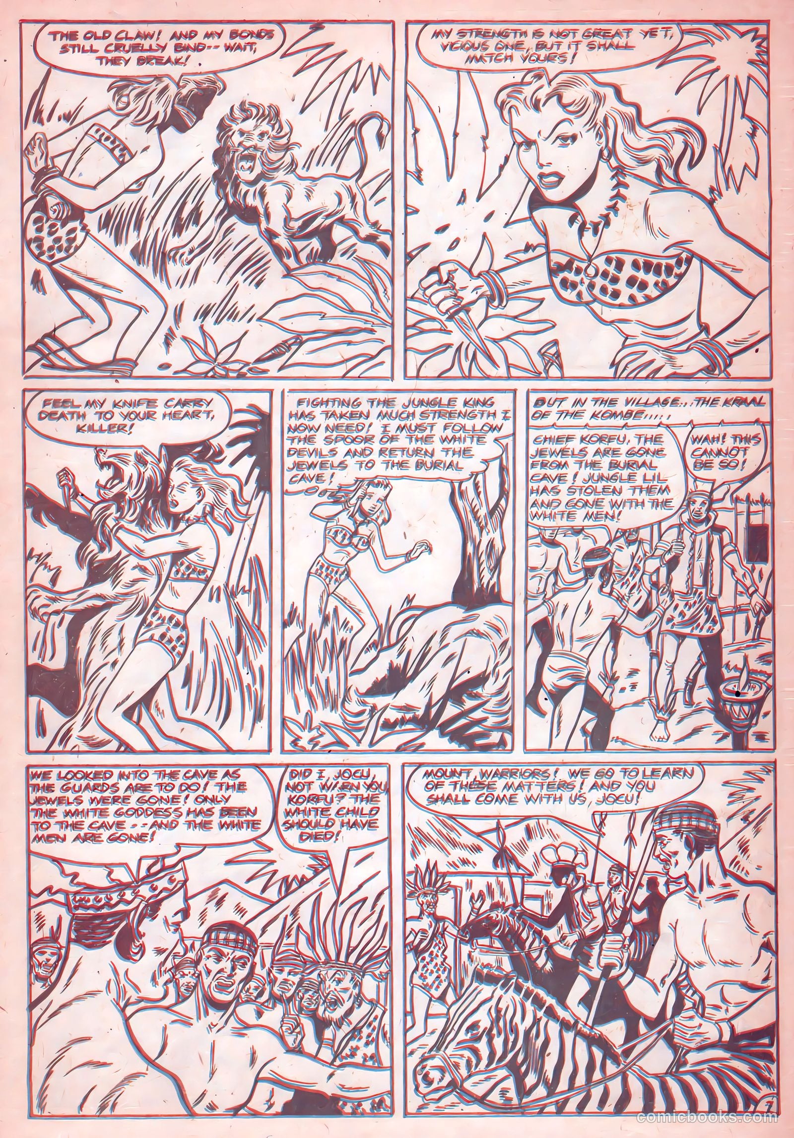 Jungle Thrills 3-D #1 — page 31 of 36