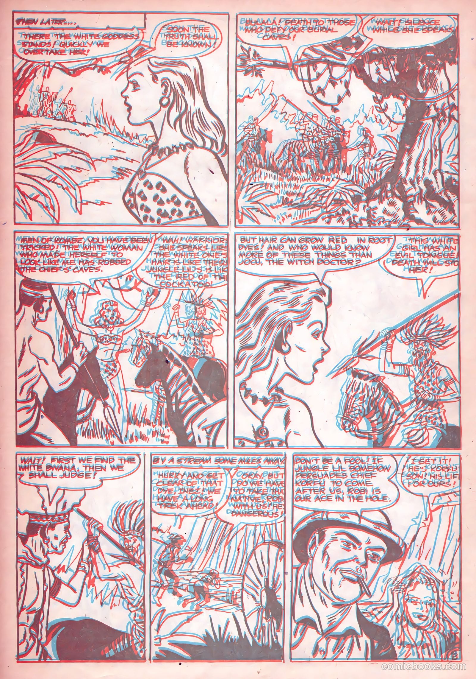 Jungle Thrills 3-D #1 — page 32 of 36