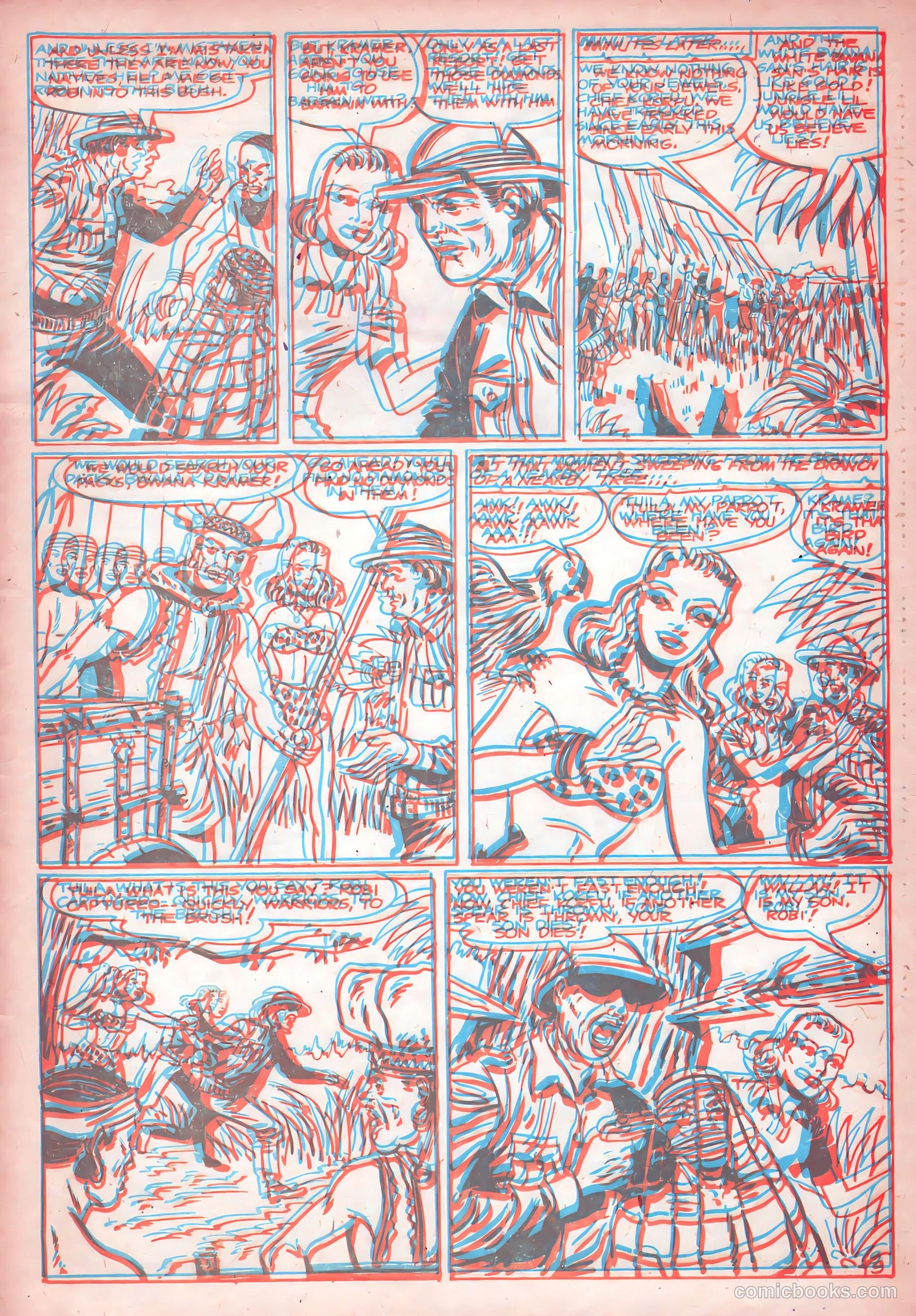 Jungle Thrills 3-D #1 — page 33 of 36