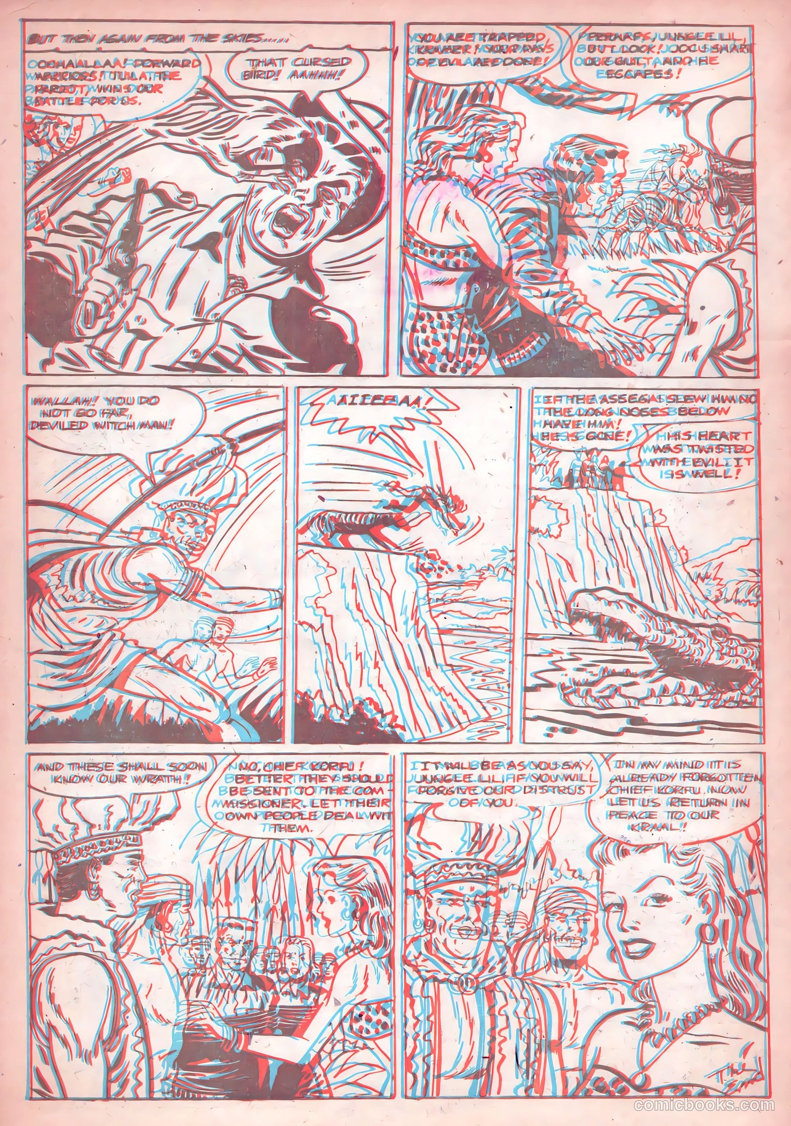Jungle Thrills 3-D #1 — page 34 of 36