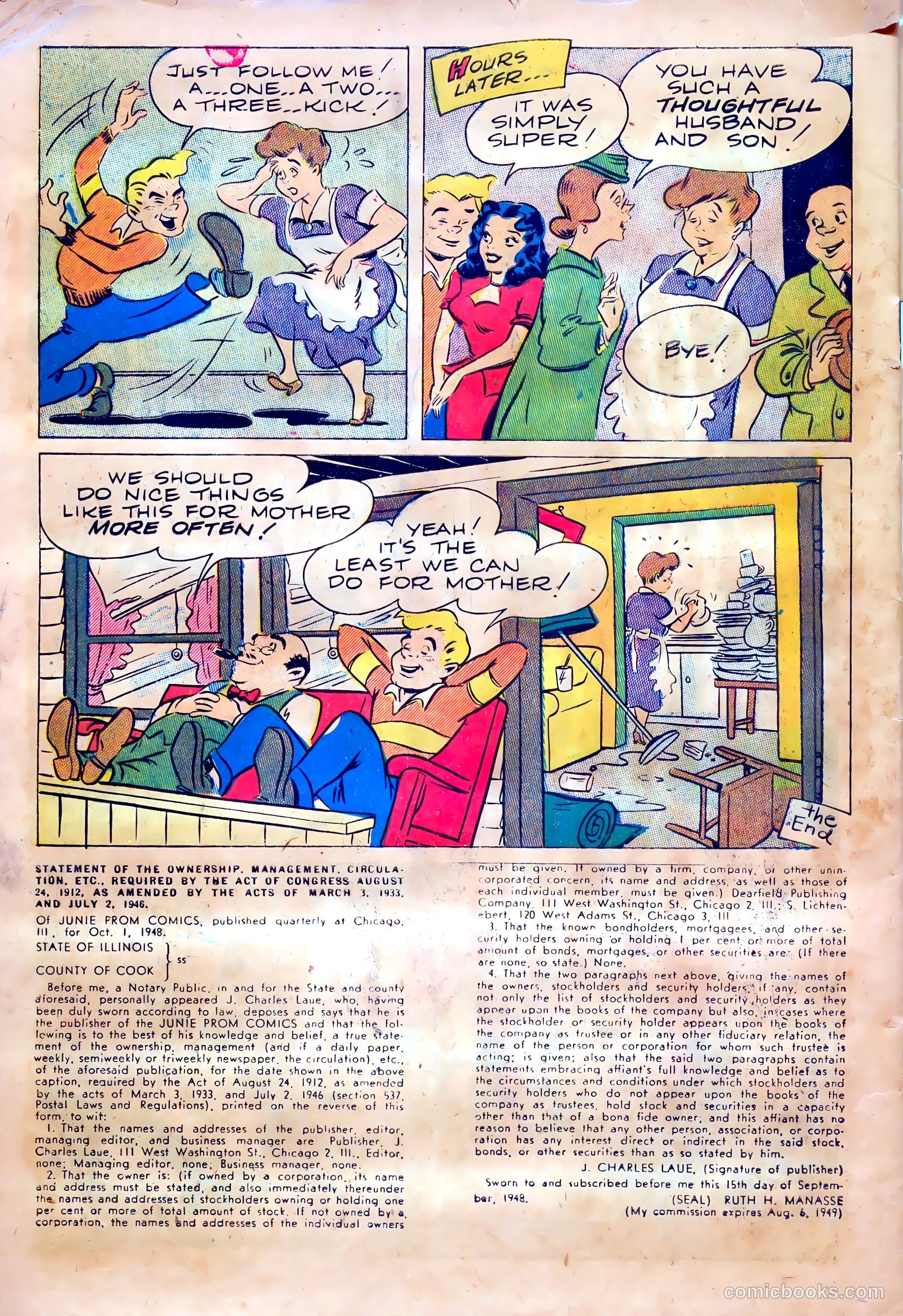 Junie Prom Comics #5 — page 34 of 36