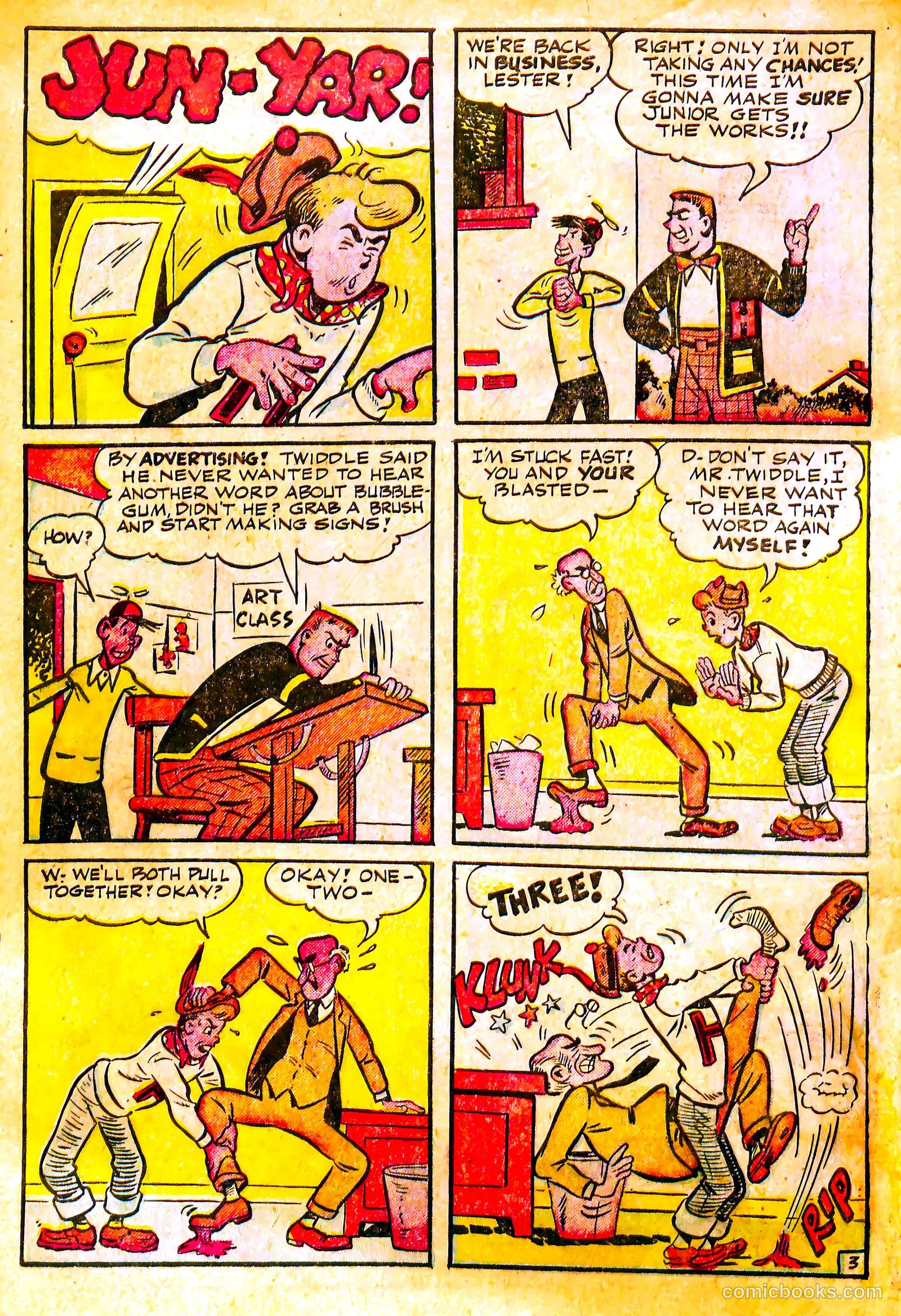 Junior Hopp Comics #1 — page 6 of 36