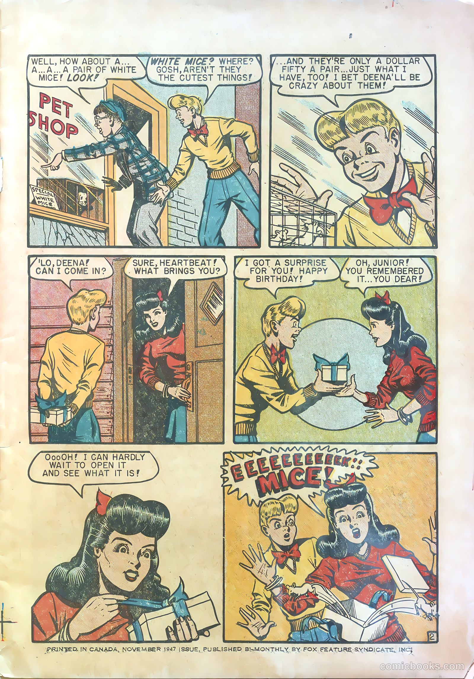 Junior [Junior Comics] #10 — page 3 of 37