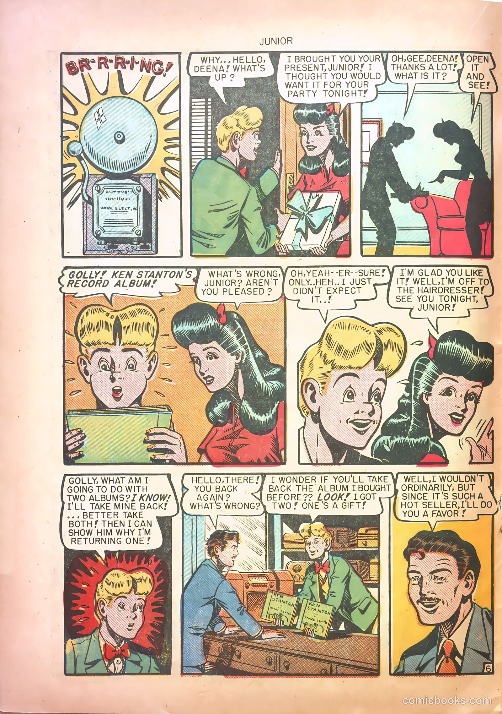 Junior [Junior Comics] #11 — page 16 of 36