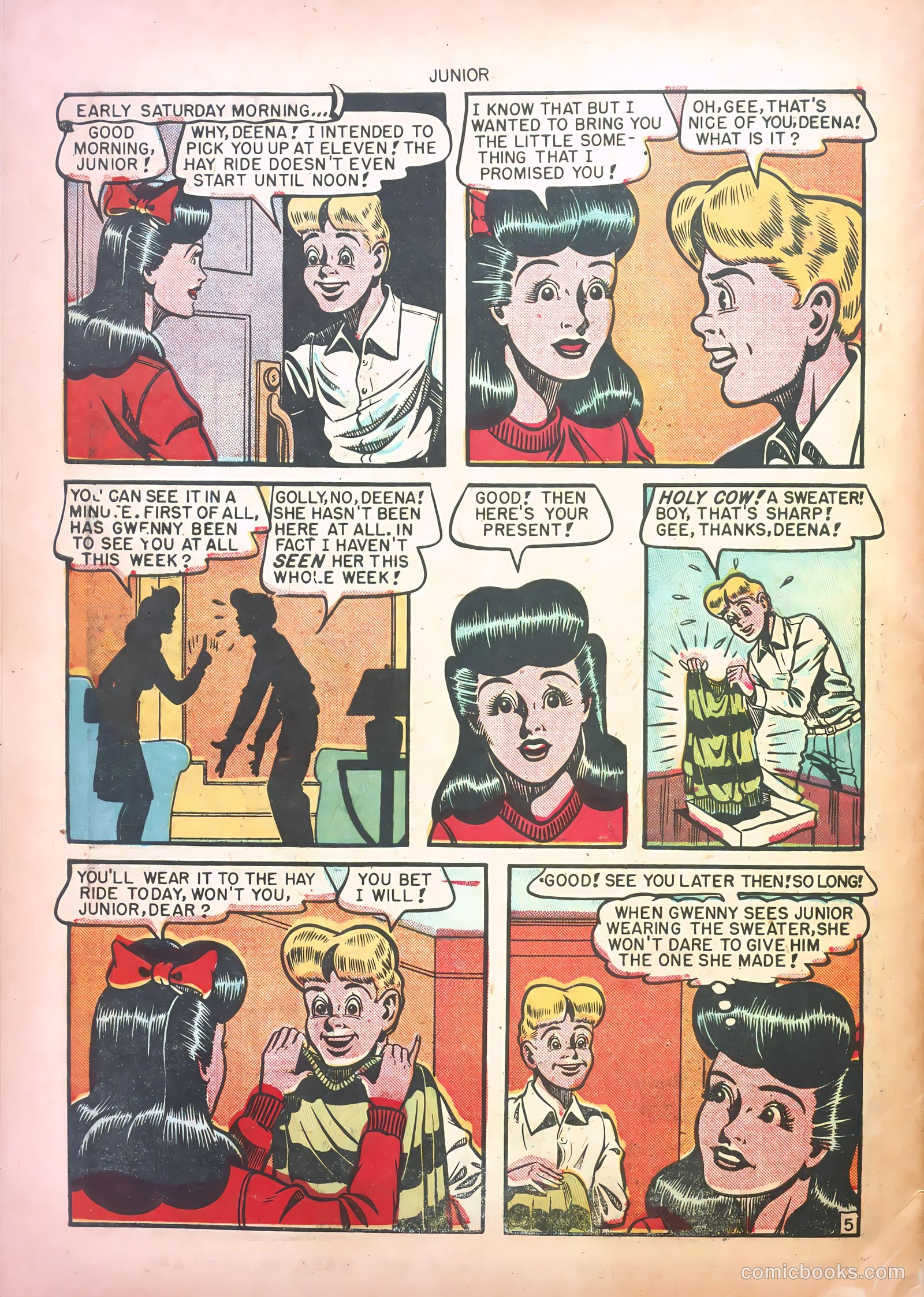 Junior [Junior Comics] #11 — page 32 of 36