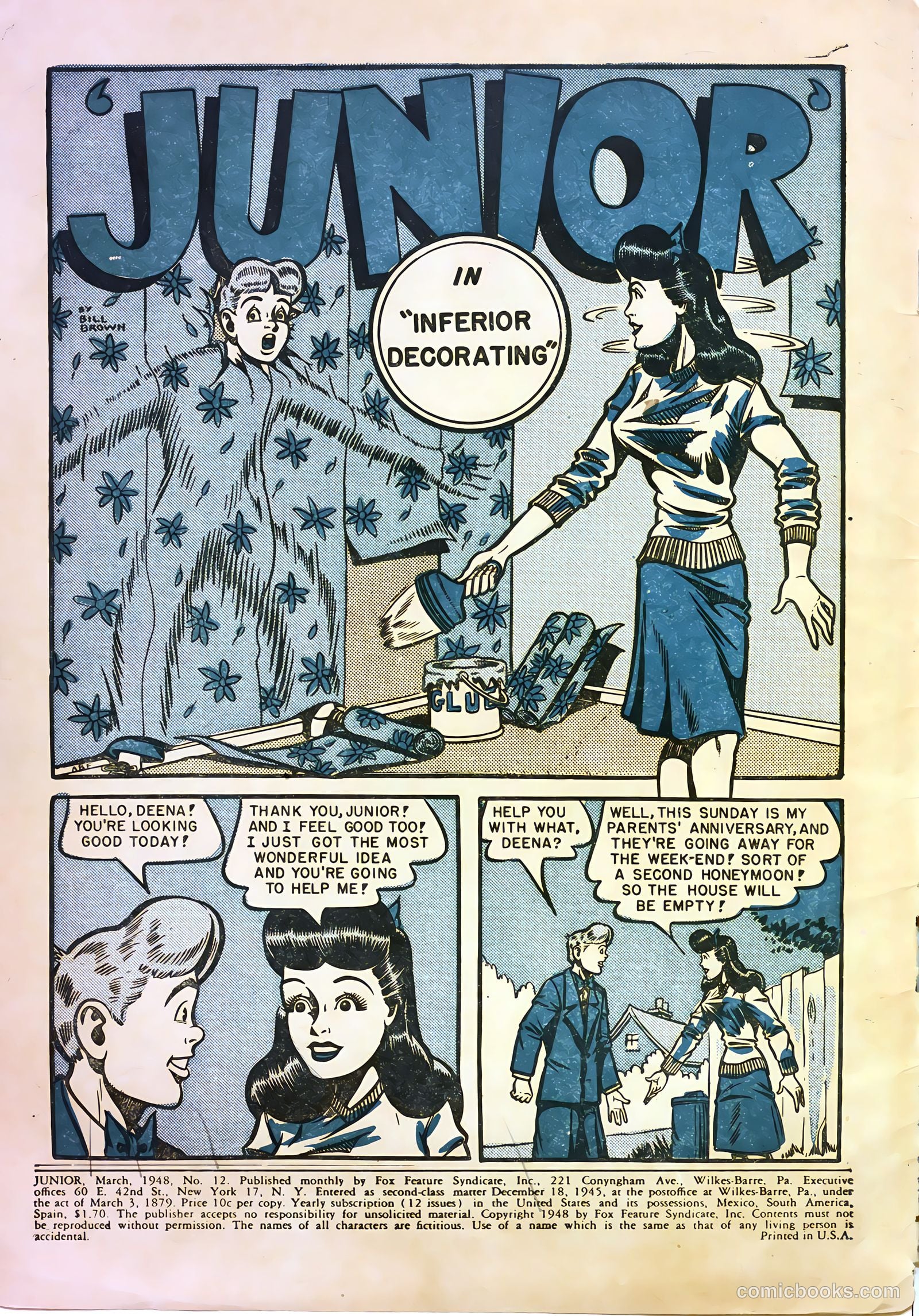 Junior [Junior Comics] #12 — page 2 of 36
