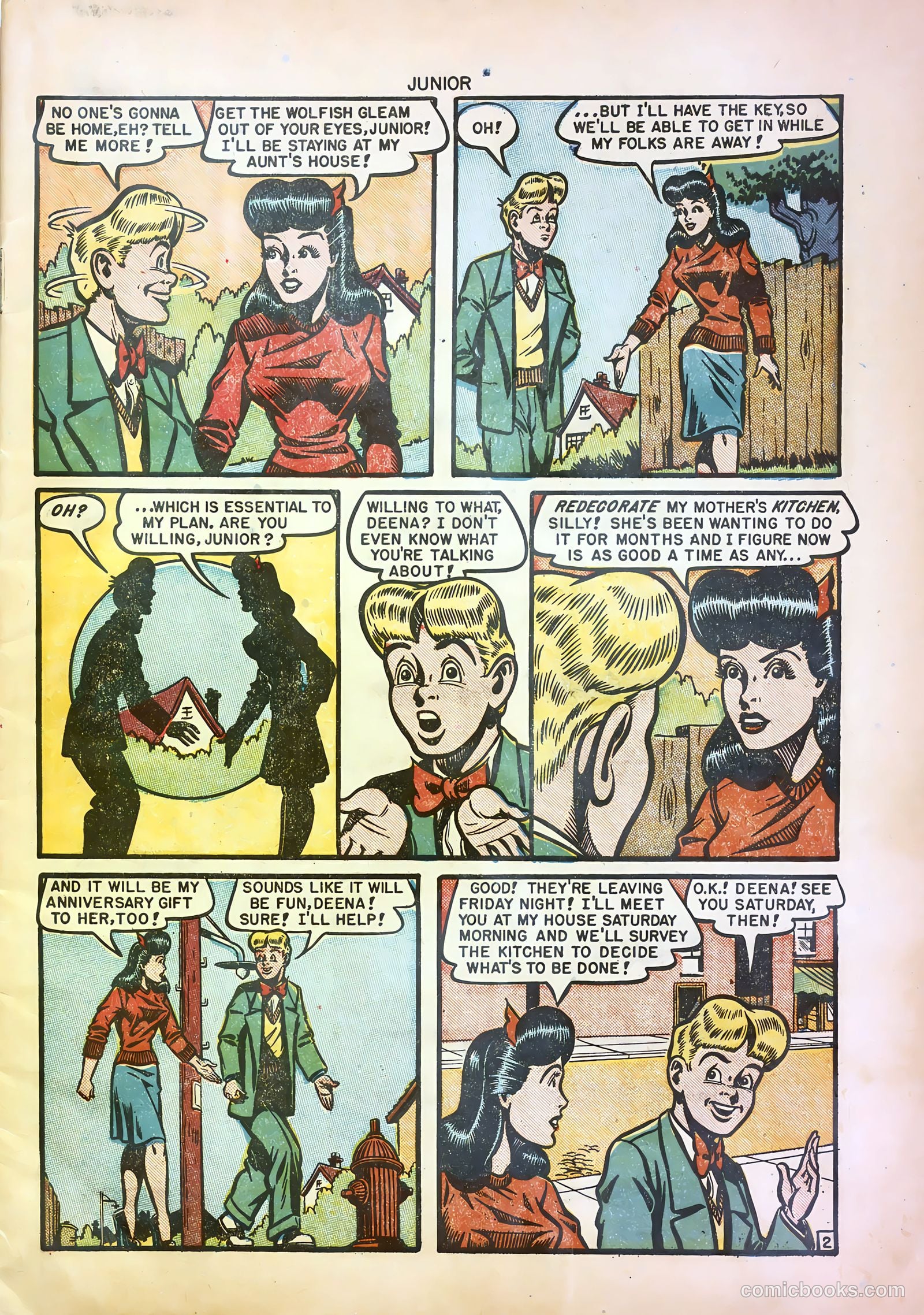 Junior [Junior Comics] #12 — page 3 of 36