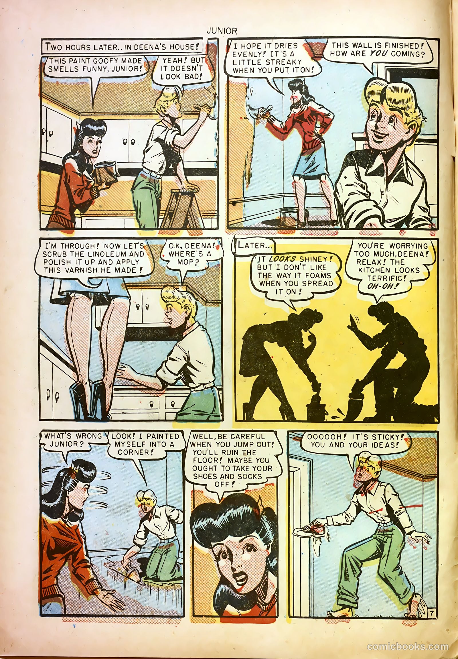 Junior [Junior Comics] #12 — page 8 of 36