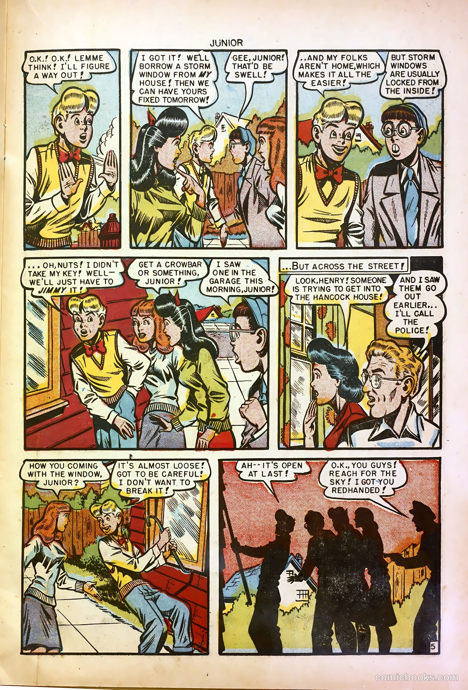 Junior [Junior Comics] #12 — page 15 of 36