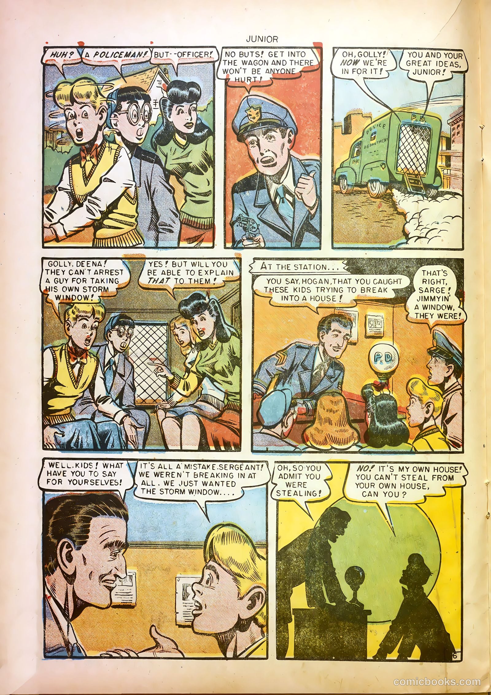 Junior [Junior Comics] #12 — page 16 of 36