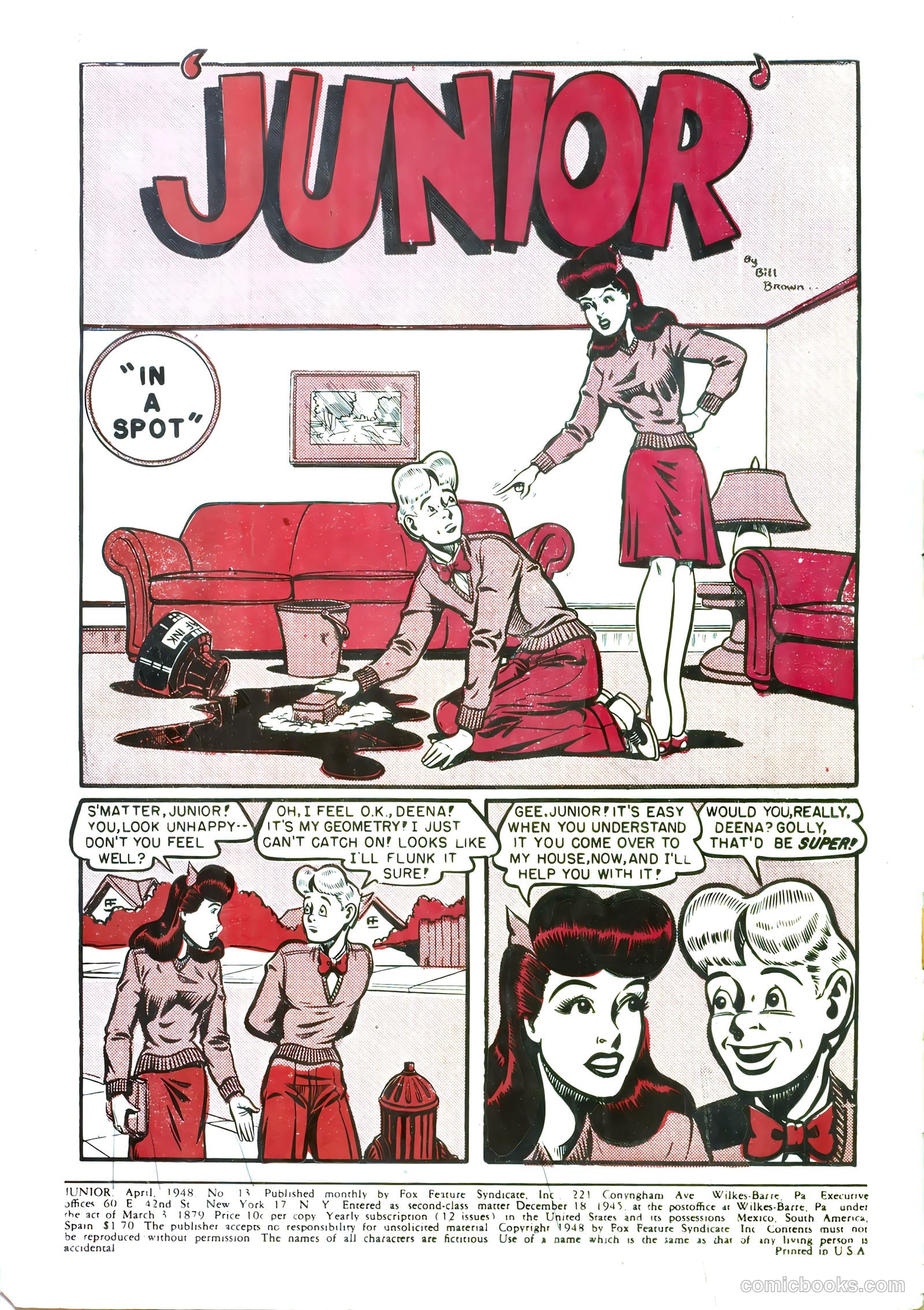 Junior [Junior Comics] #13 — page 2 of 36