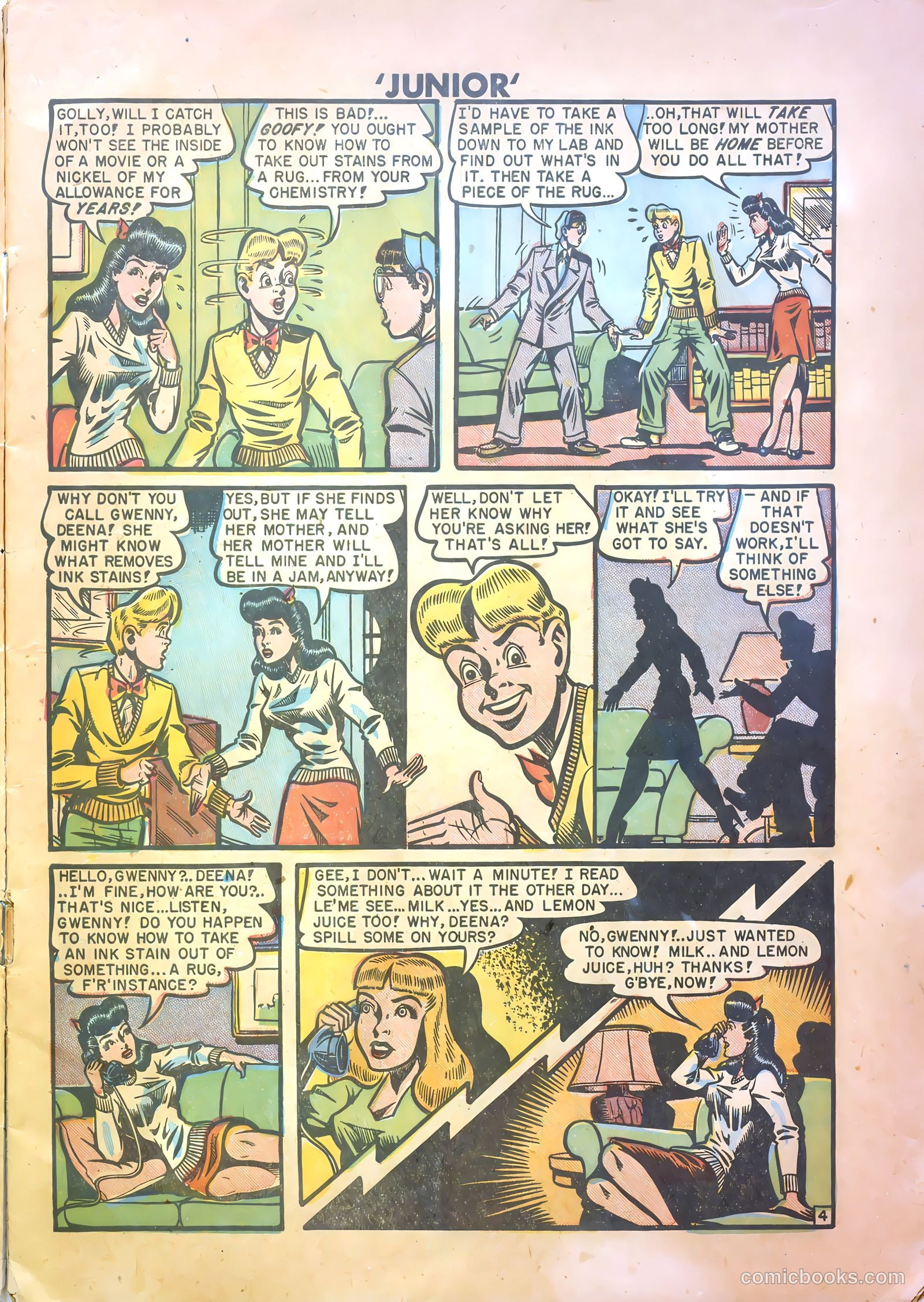 Junior [Junior Comics] #13 — page 5 of 36